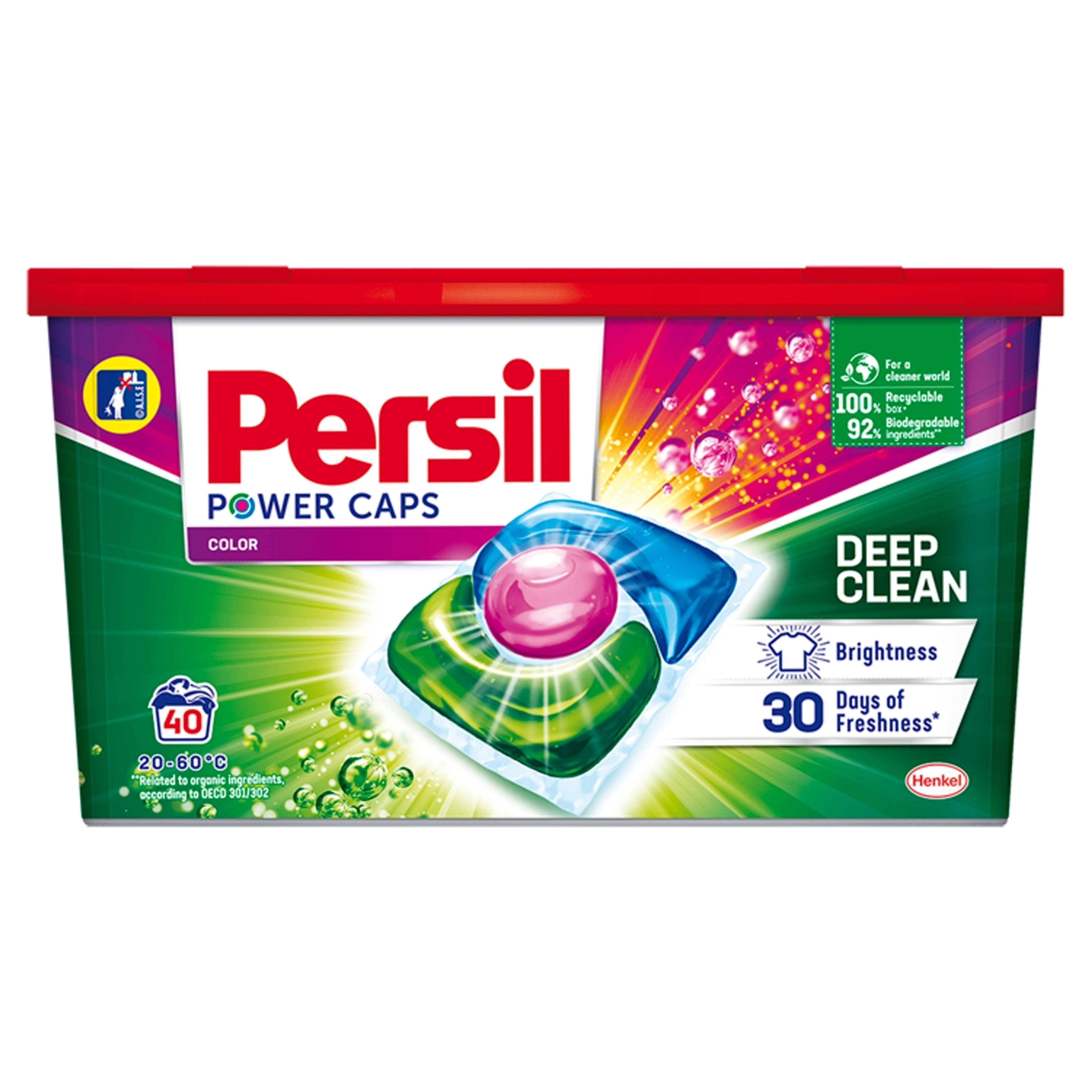 Persil Power Color mosókapszula, 40 mosás - 40 db