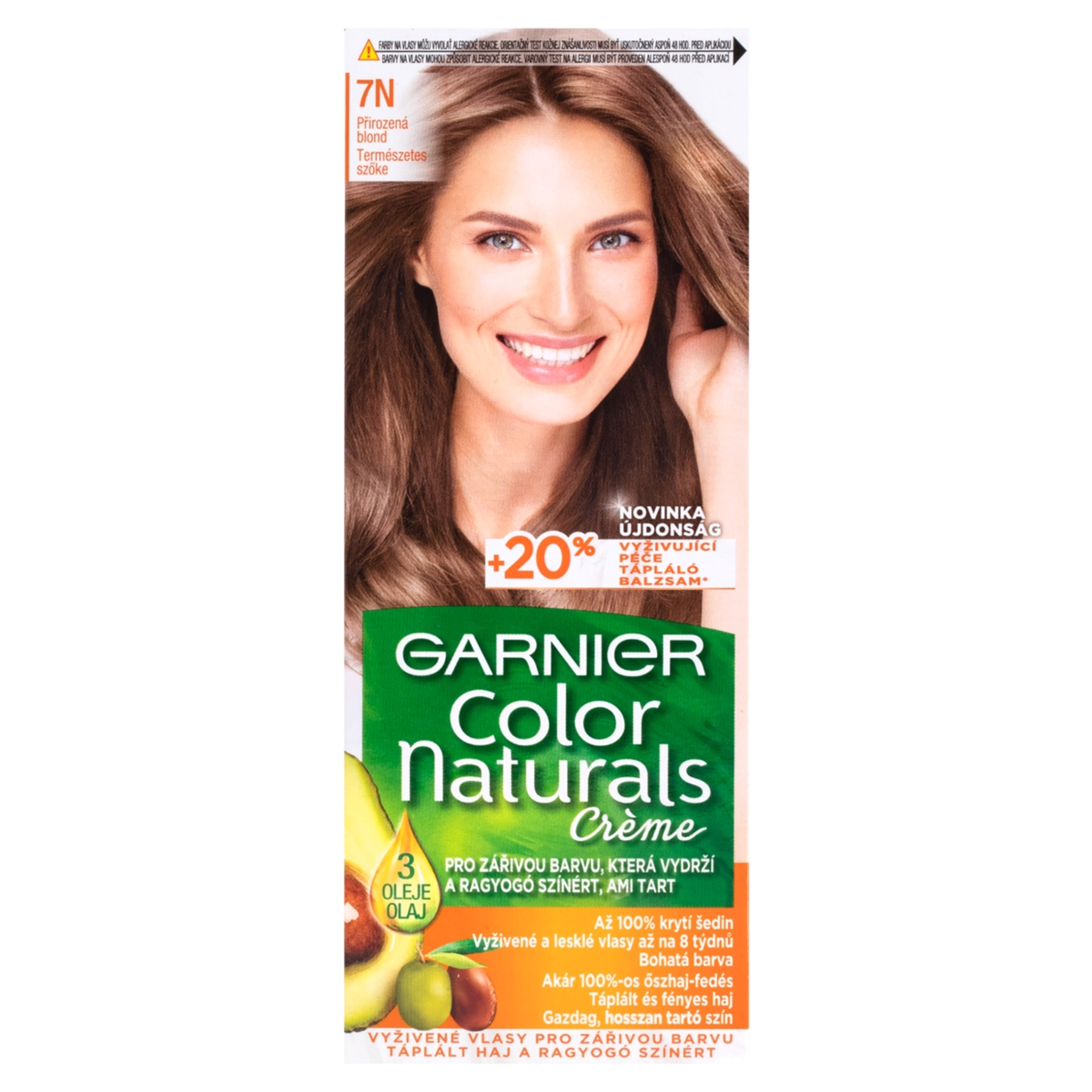 Garnier Color Naturals Tartós hajfesték 7N Természetes szőke - 1 db-1