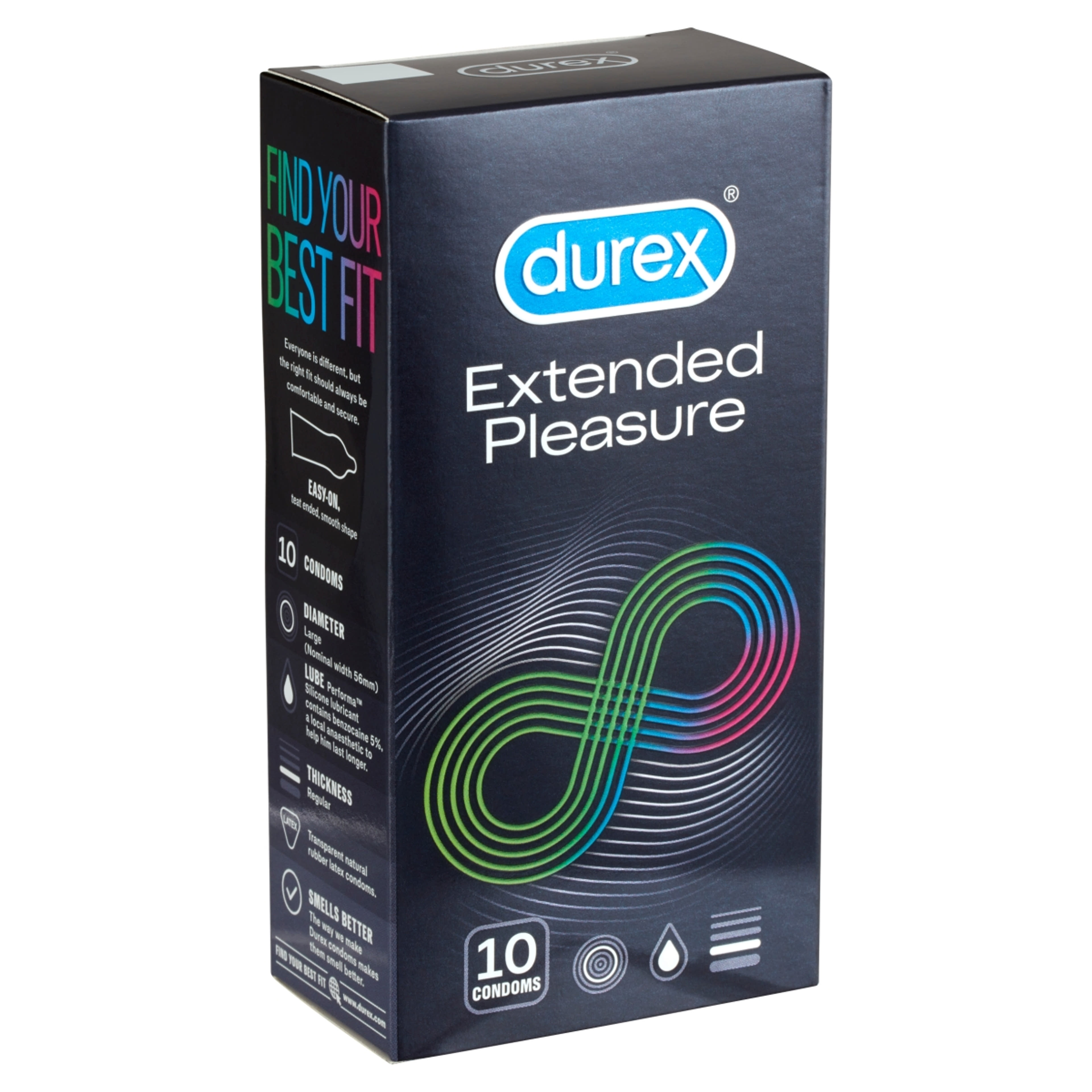 Durex ovszer extended pleasure - 10 db-2