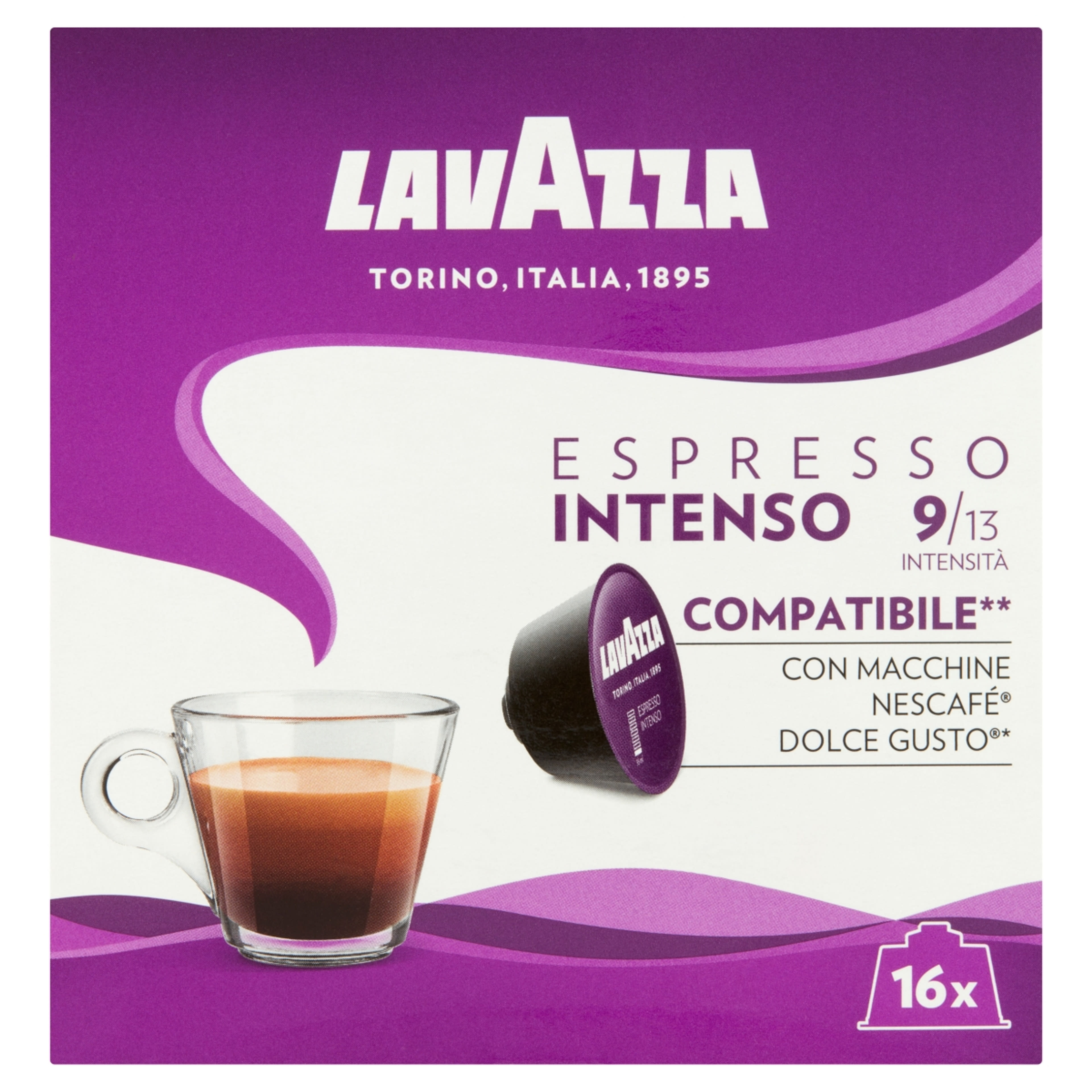 Lavazza Intenso Espresso Dolce Gusto kávékapszula - 16 db