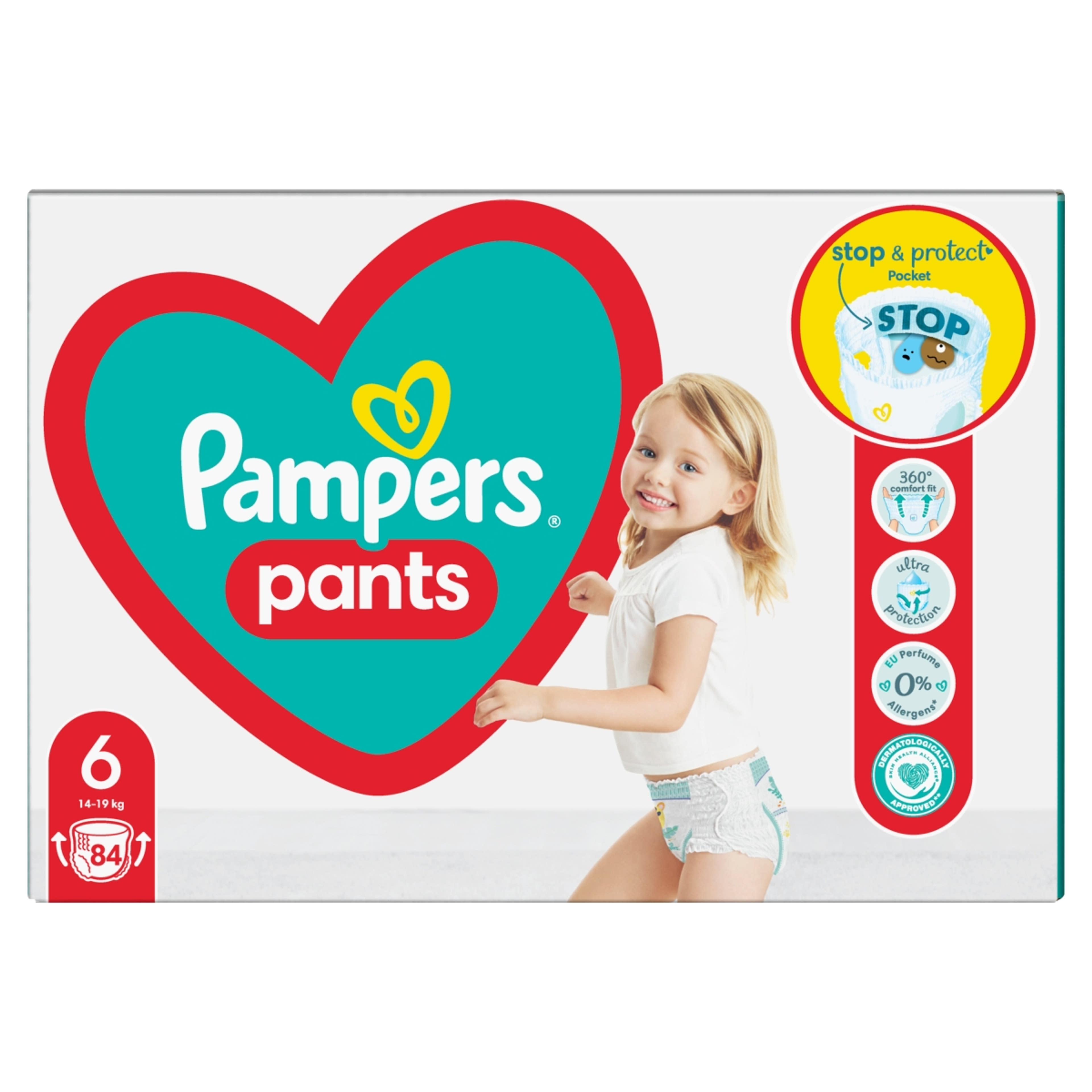 Pampers Pants bugyipelenka Mega Pack+ 6-os 15+ kg - 84 db