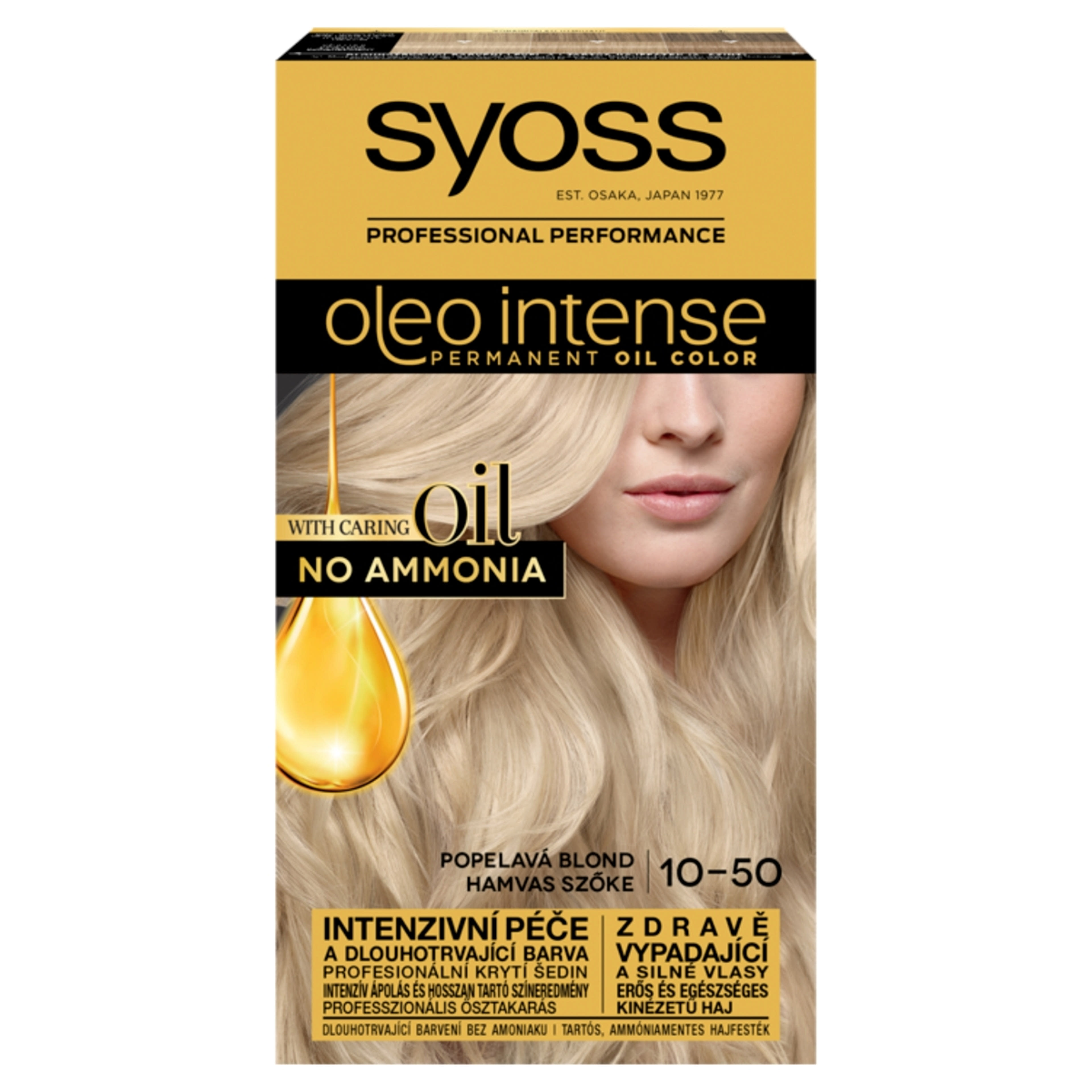 Syoss Color Oleo intenzív olaj hajfesték 10-50 hamvas szőke - 1 db