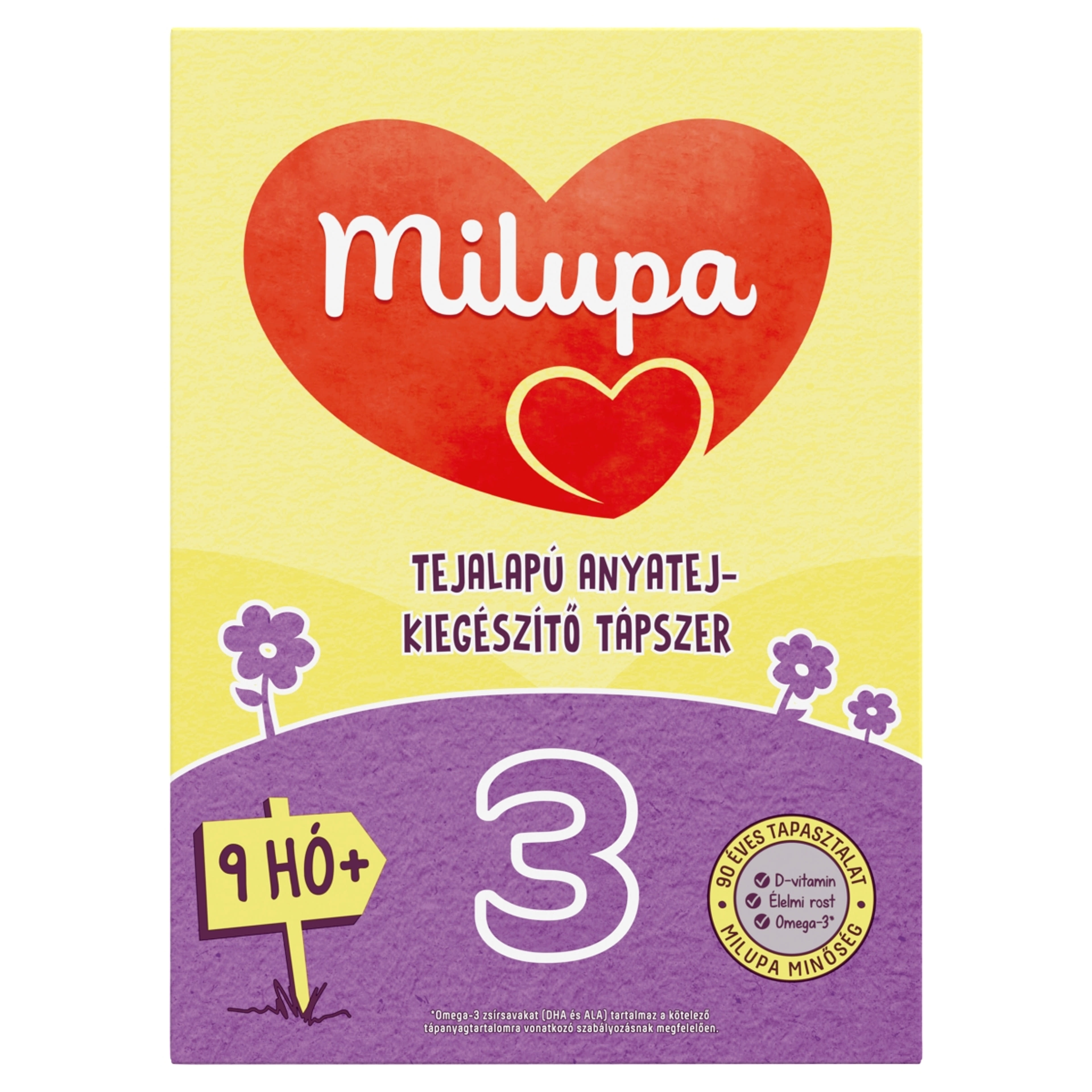 Milupa 3 tápszer 9 hónapos kortól - 500 g