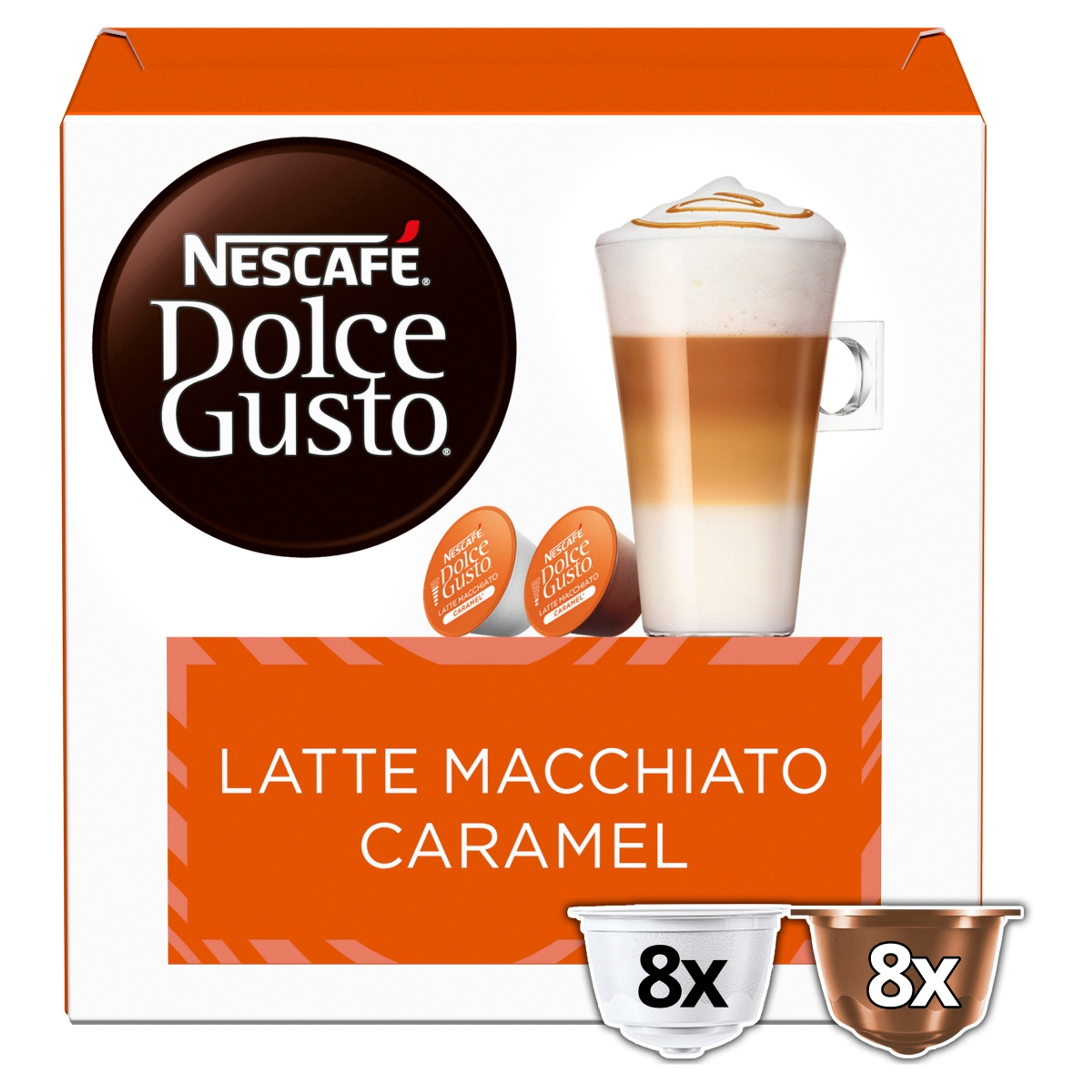 Nescafe Latte Machiatto Caramel Dolce Gusto kávékapszula  - 16 db-3