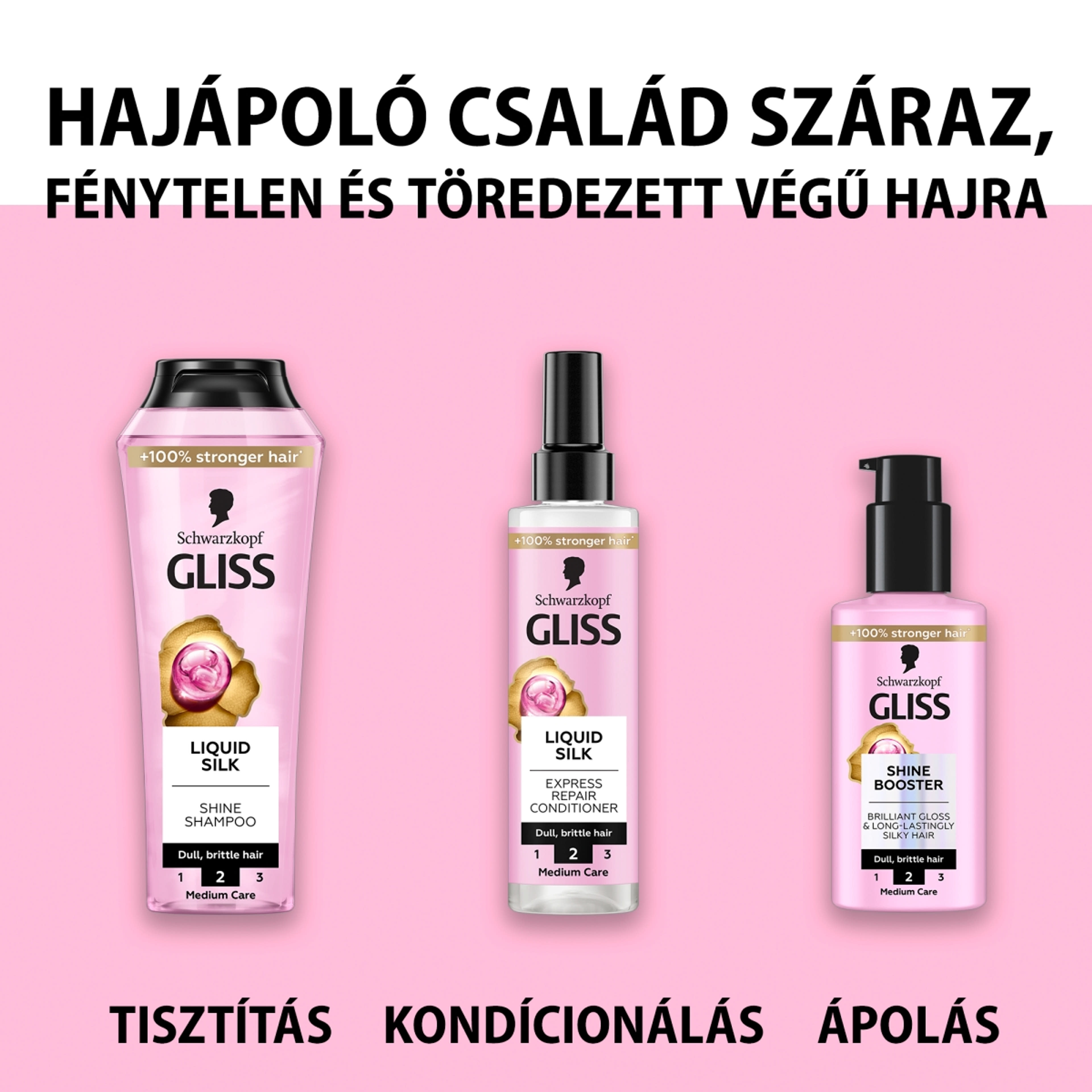 Gliss Liquid Silk ragyogásfokozó hajápoló - 100 ml-8