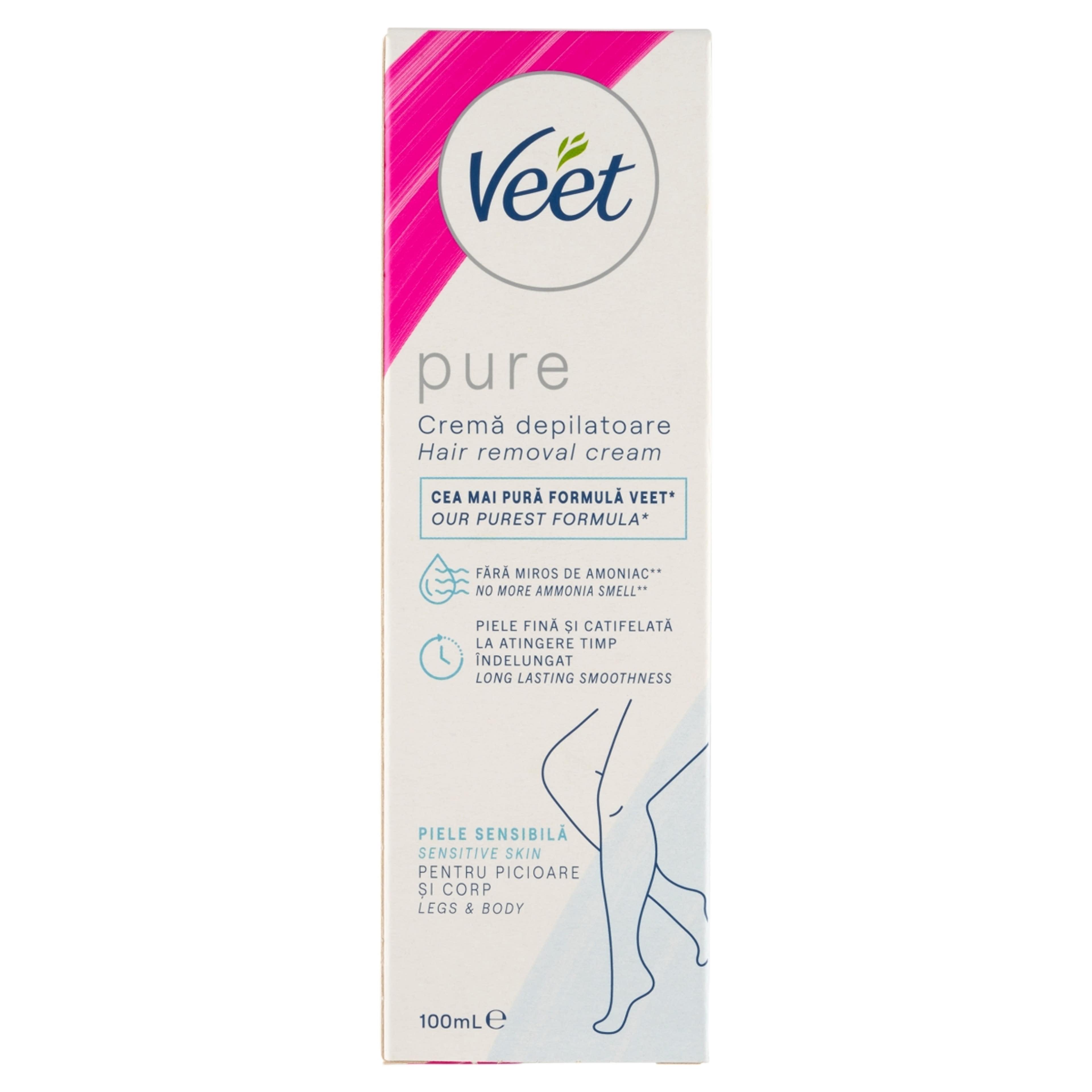 Veet Pure szőrtelenítő krém érzékeny bőrre - 100 ml