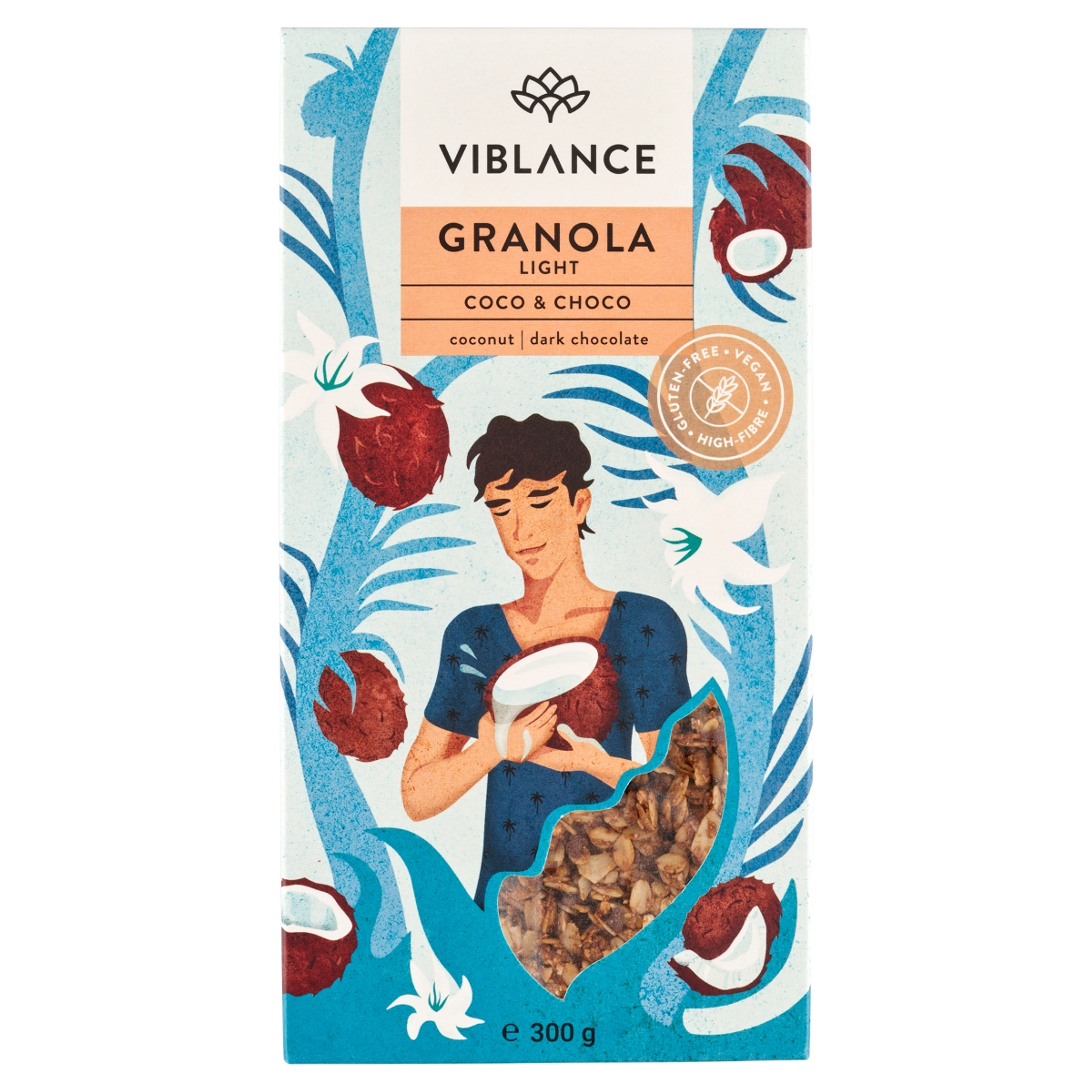 Viblance coco-choco ropogós müzli - 300 g-1