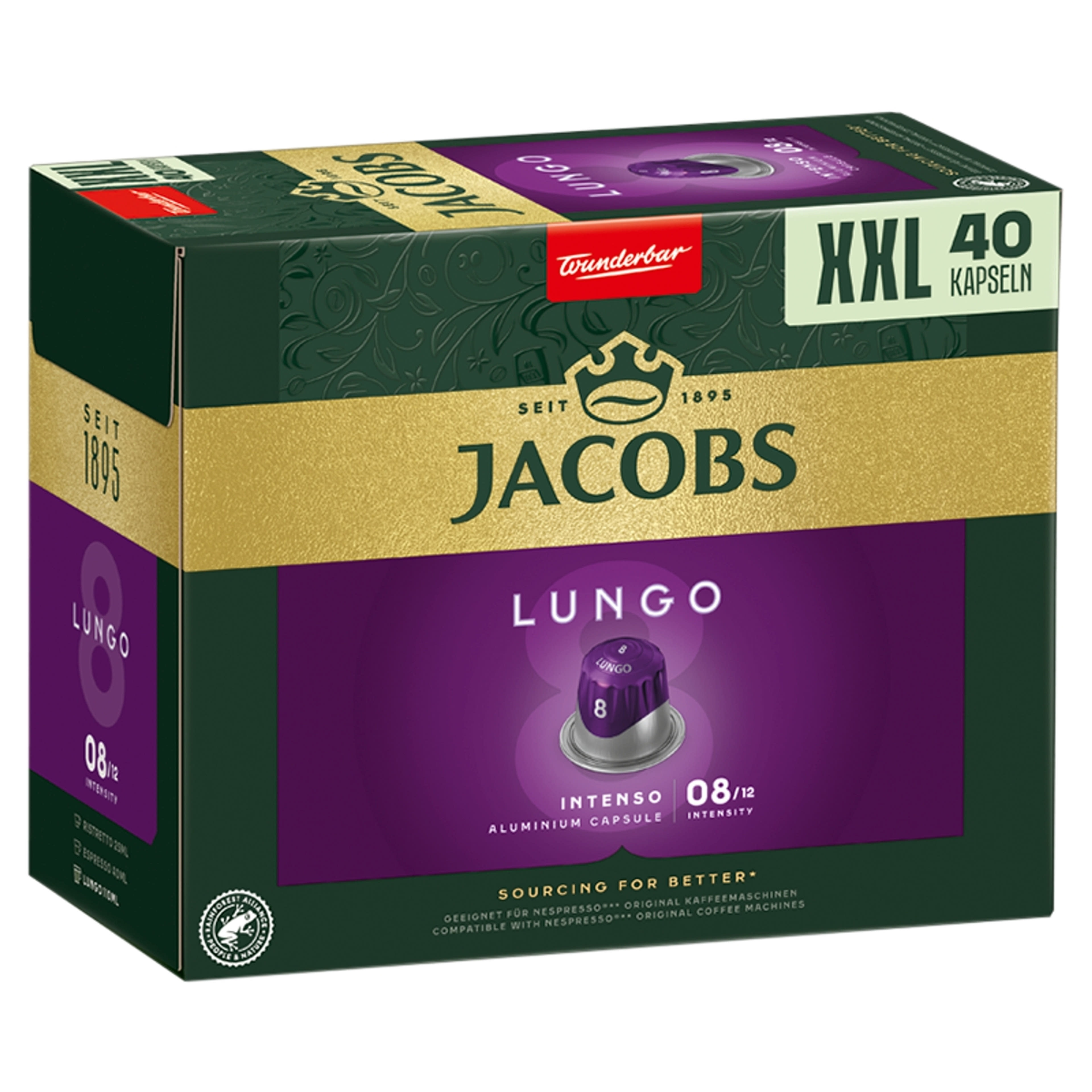 Jacobs Lungo Intenso 8 Nespresso kávékapszula - 40 db-2