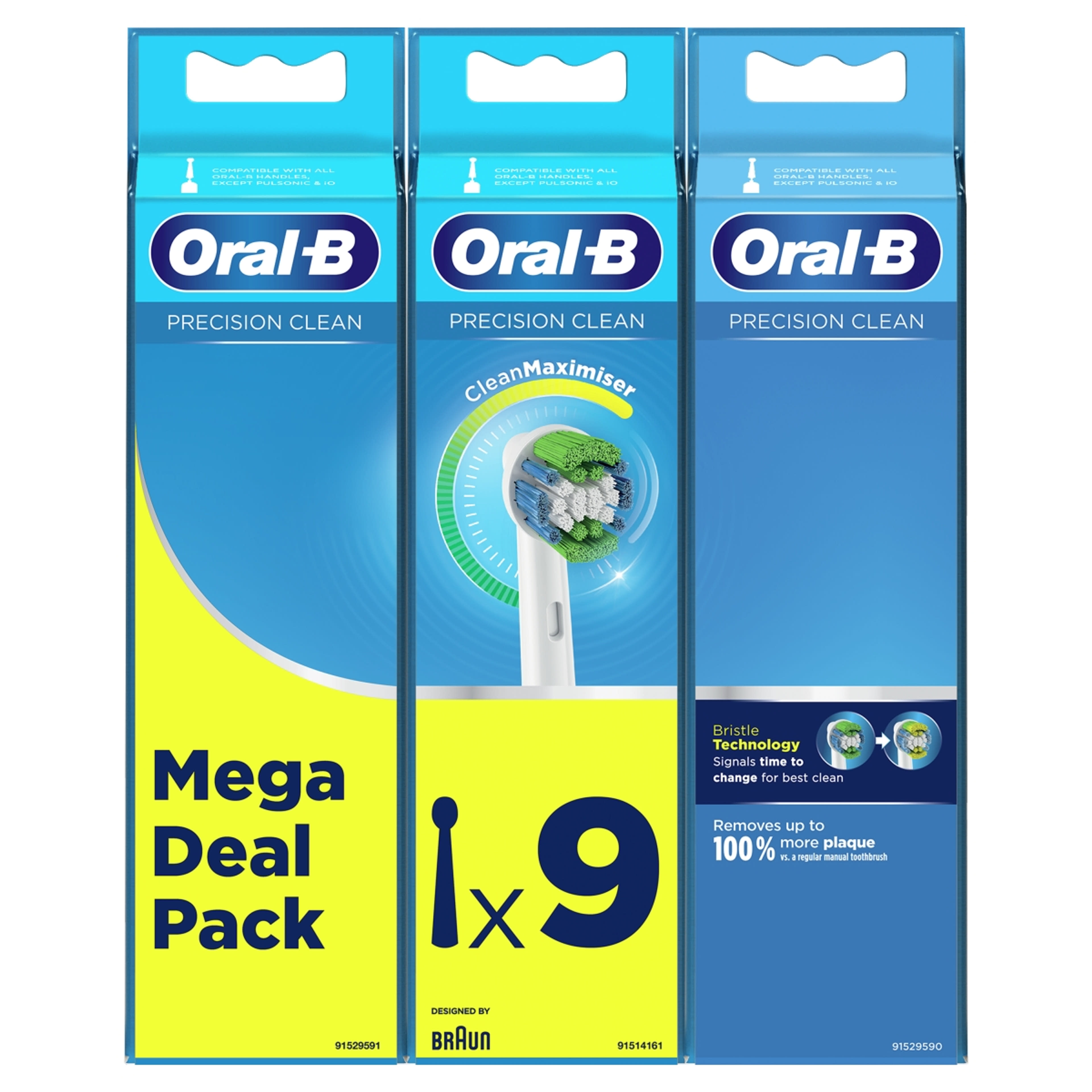 Oral-B Precision Clean elektromos fogkefe pótfej - 9 db