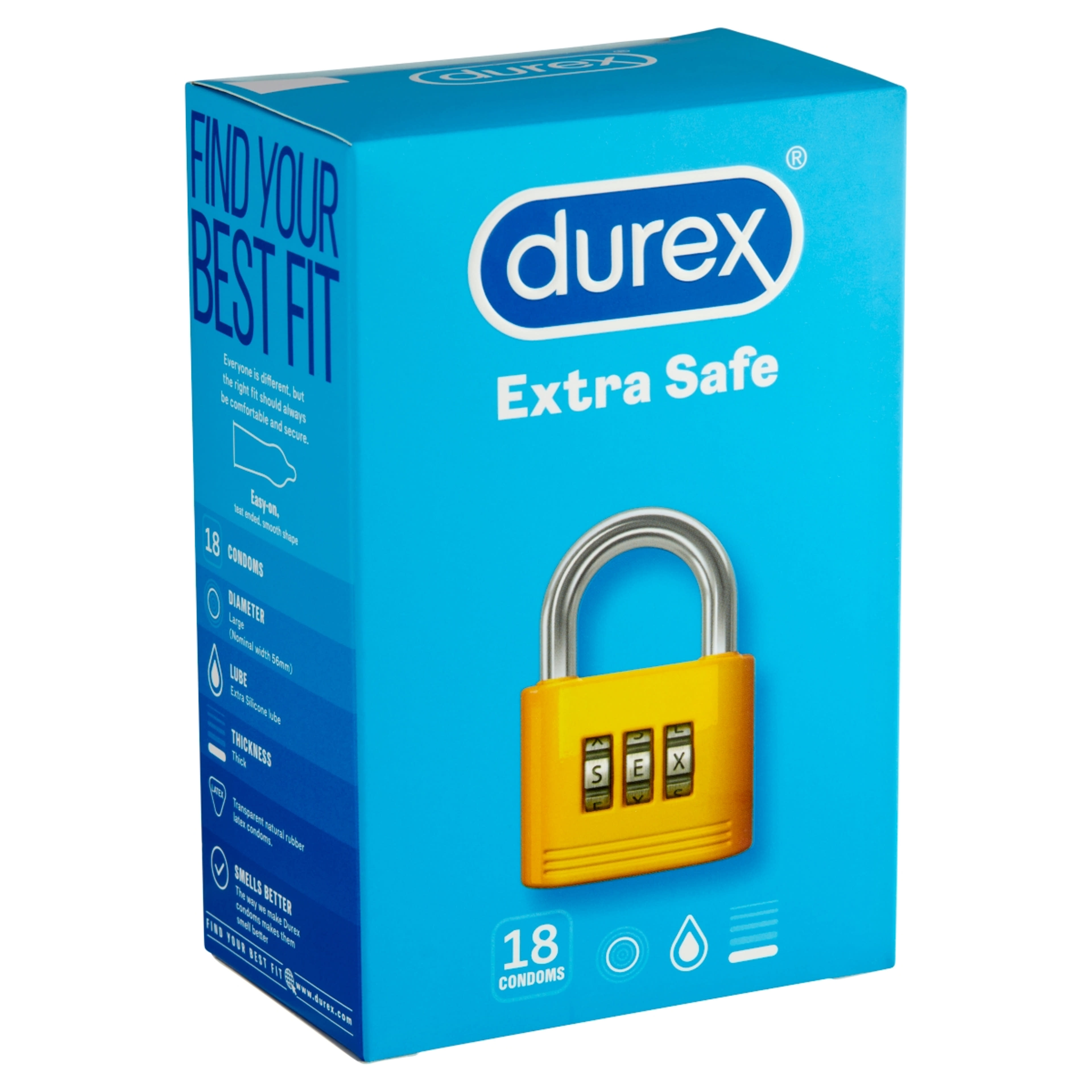 Durex Extra Safe óvszer - 18 db-2