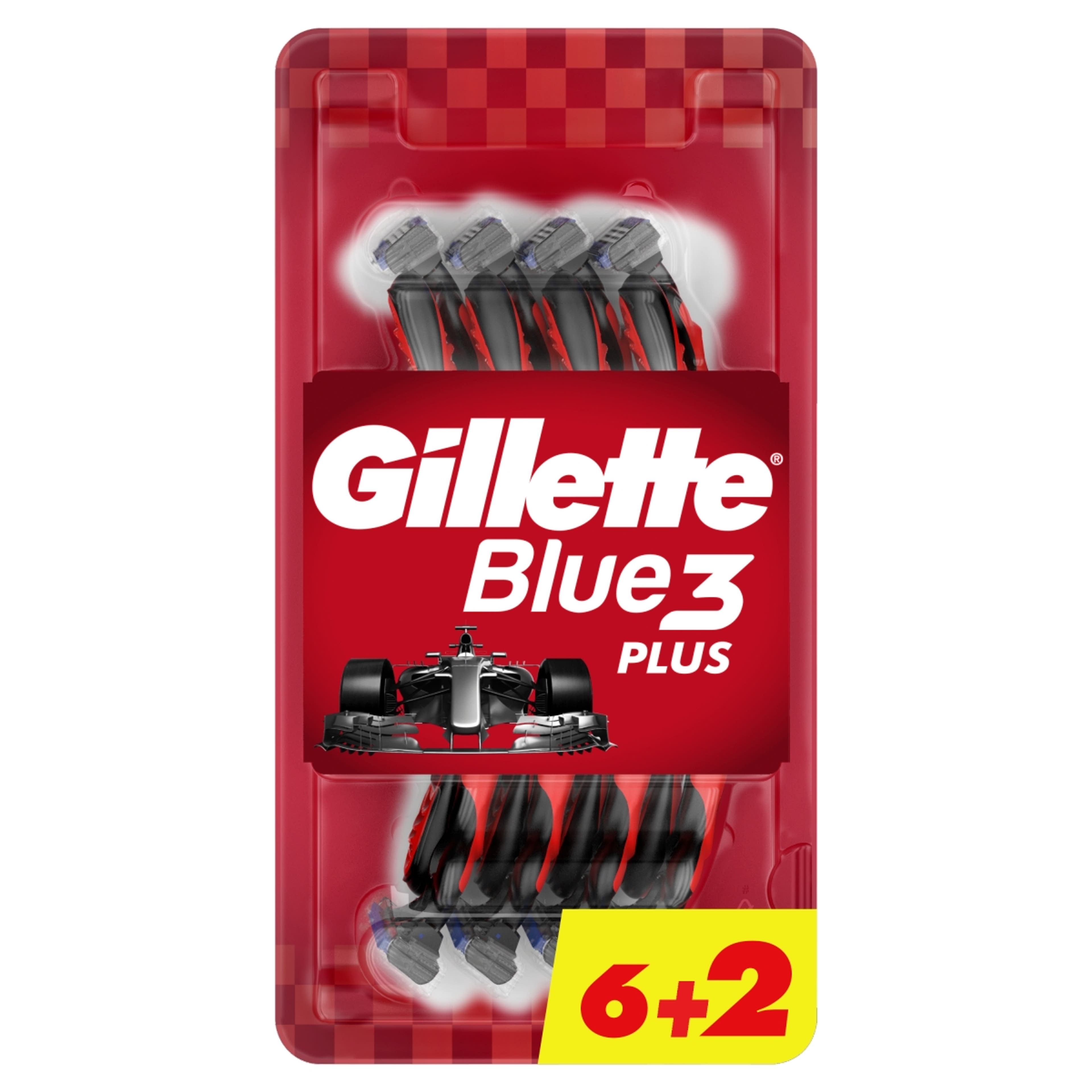 Gillette Blue3 Plus eldobható férfi borotva - 8 db-8