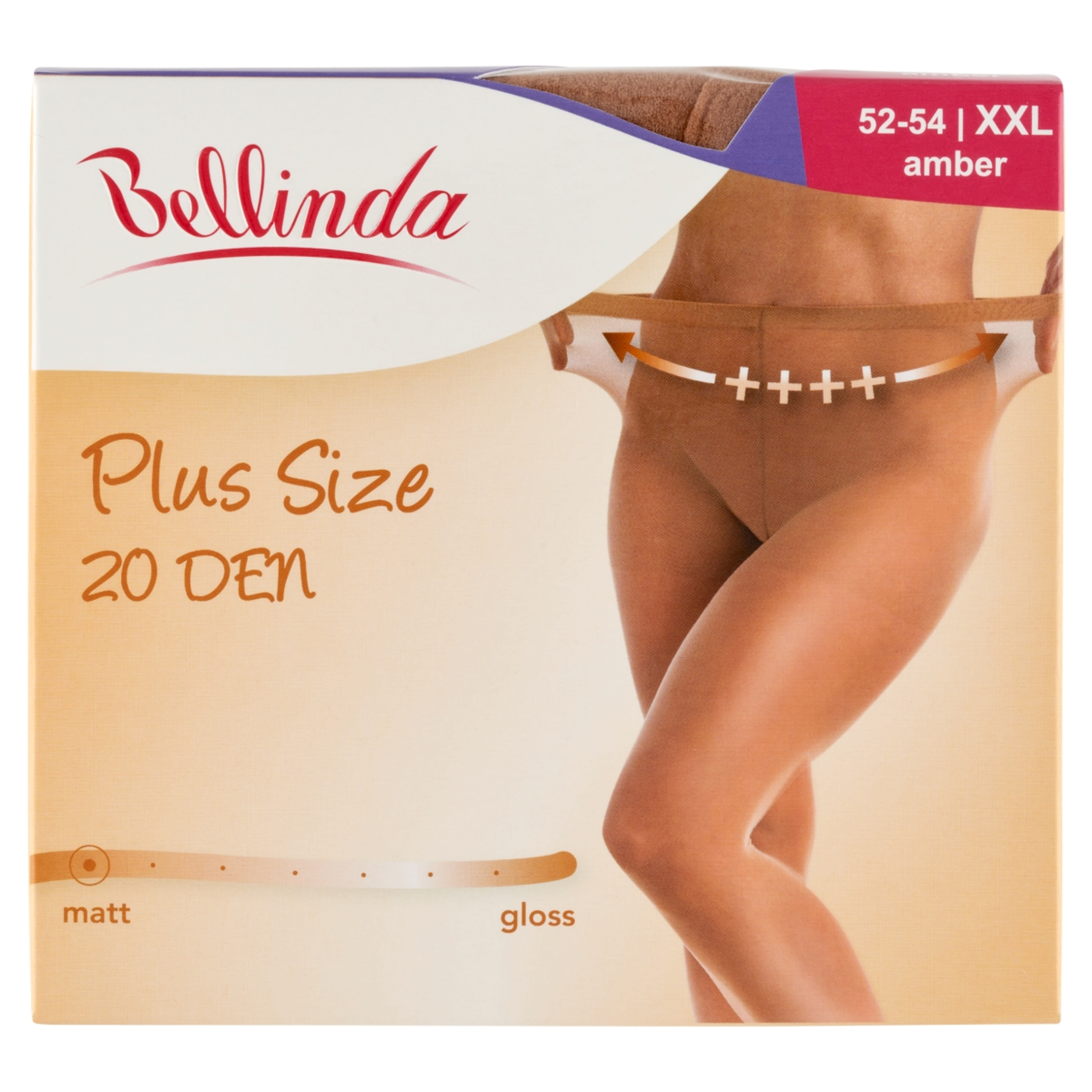Bellinda Plus Size harisnya, amber XXL - 1 db-1