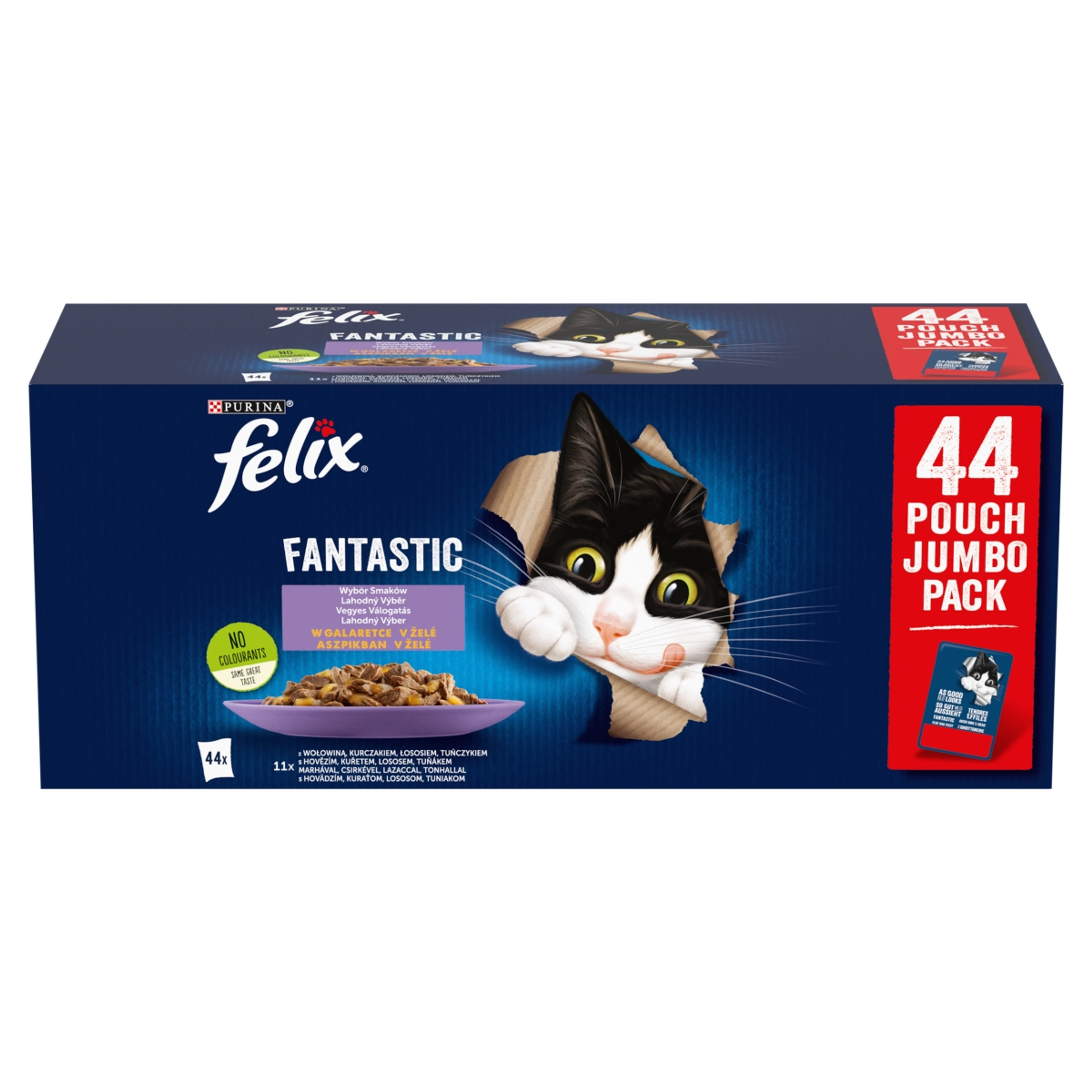 Felix Fantastic vegyes eledel macskáknak 44x85 g - 3740 g-2