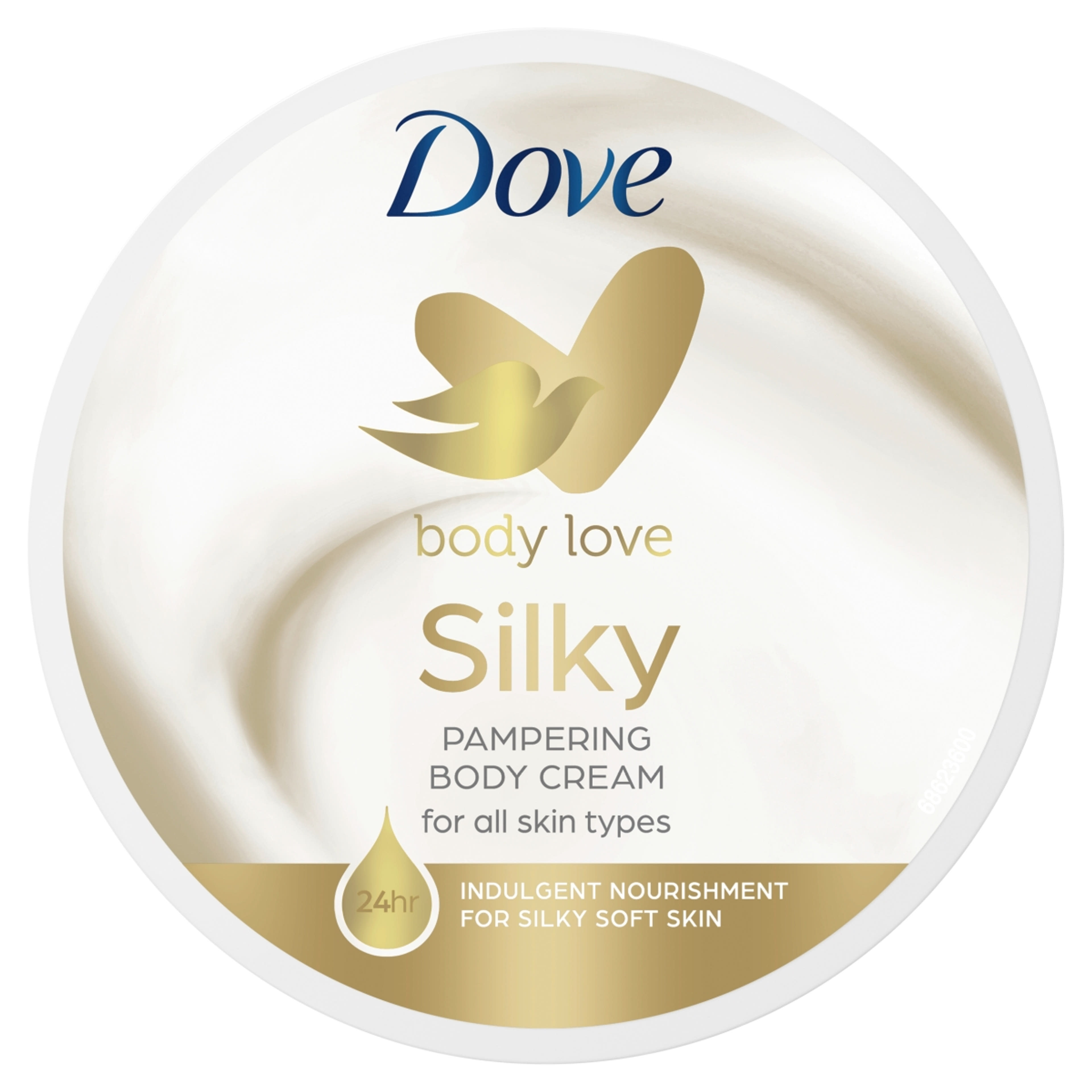 Dove testápoló krém silk jar - 300 ml