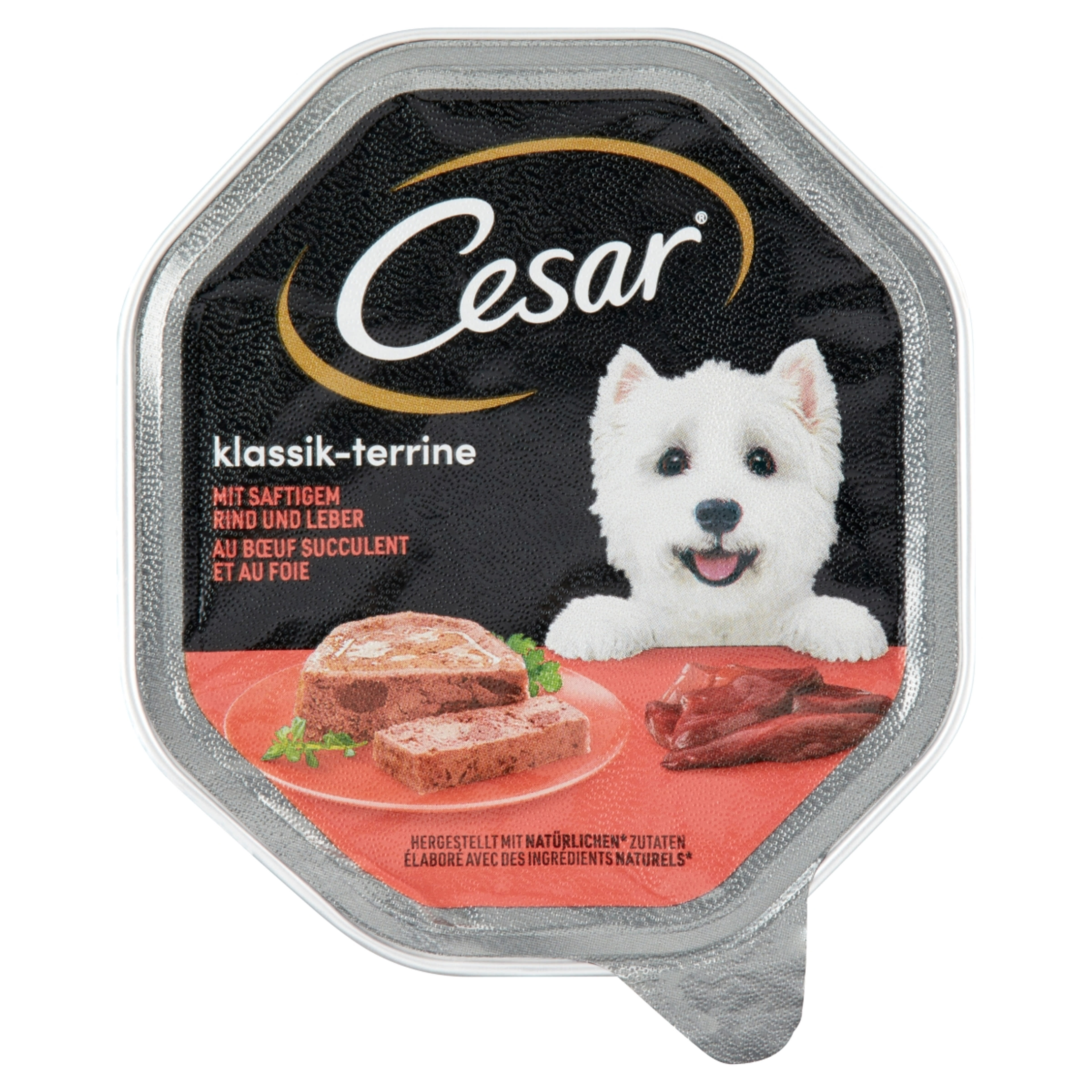 Cesar felnőtt teljes értékű állateledel alutasakban kutyáknak, marhahússal - 150 g-1