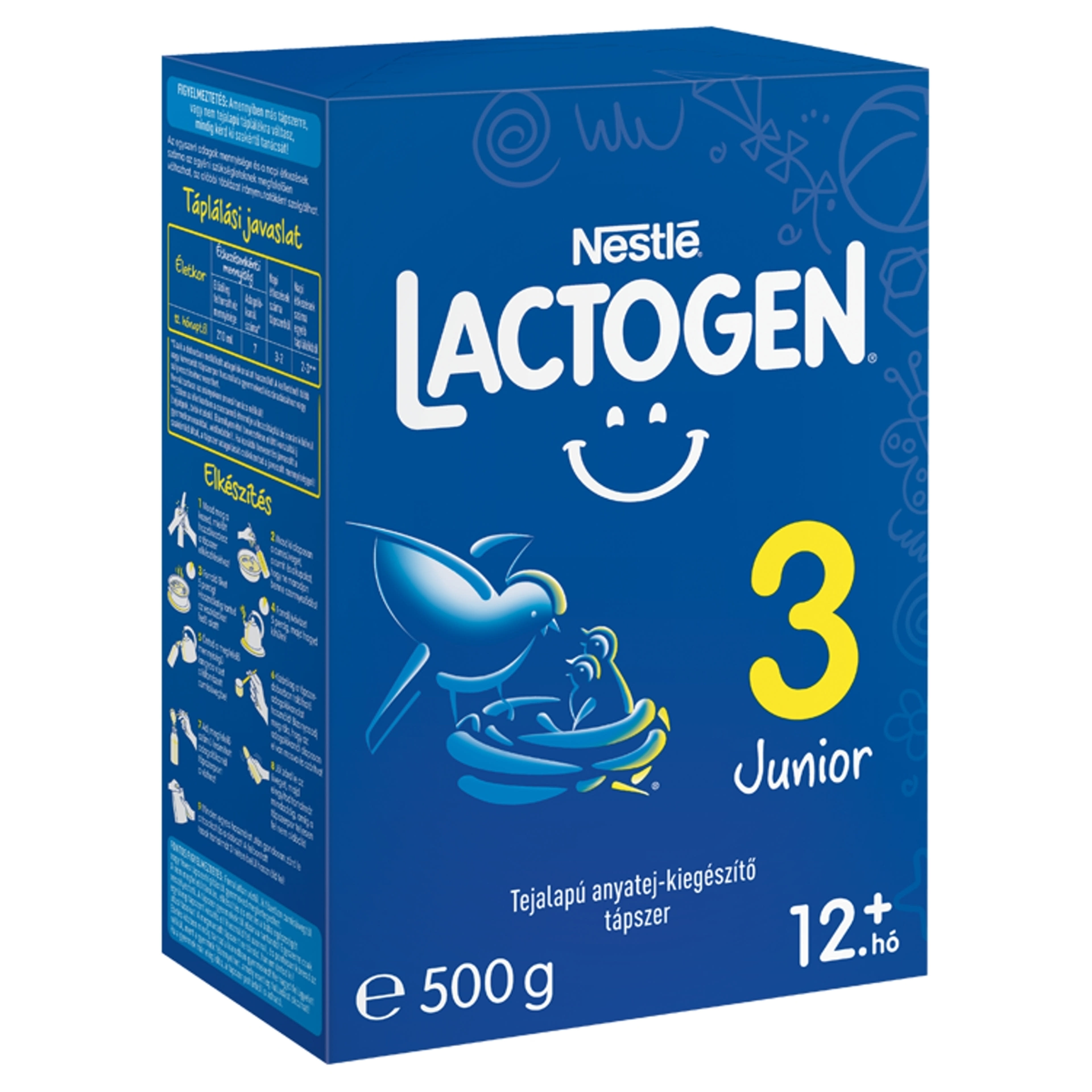 Lactogen 3 Junior tejalapú anyatej-kiegészítő tápszer 12. hónapos kortól - 500 g-2