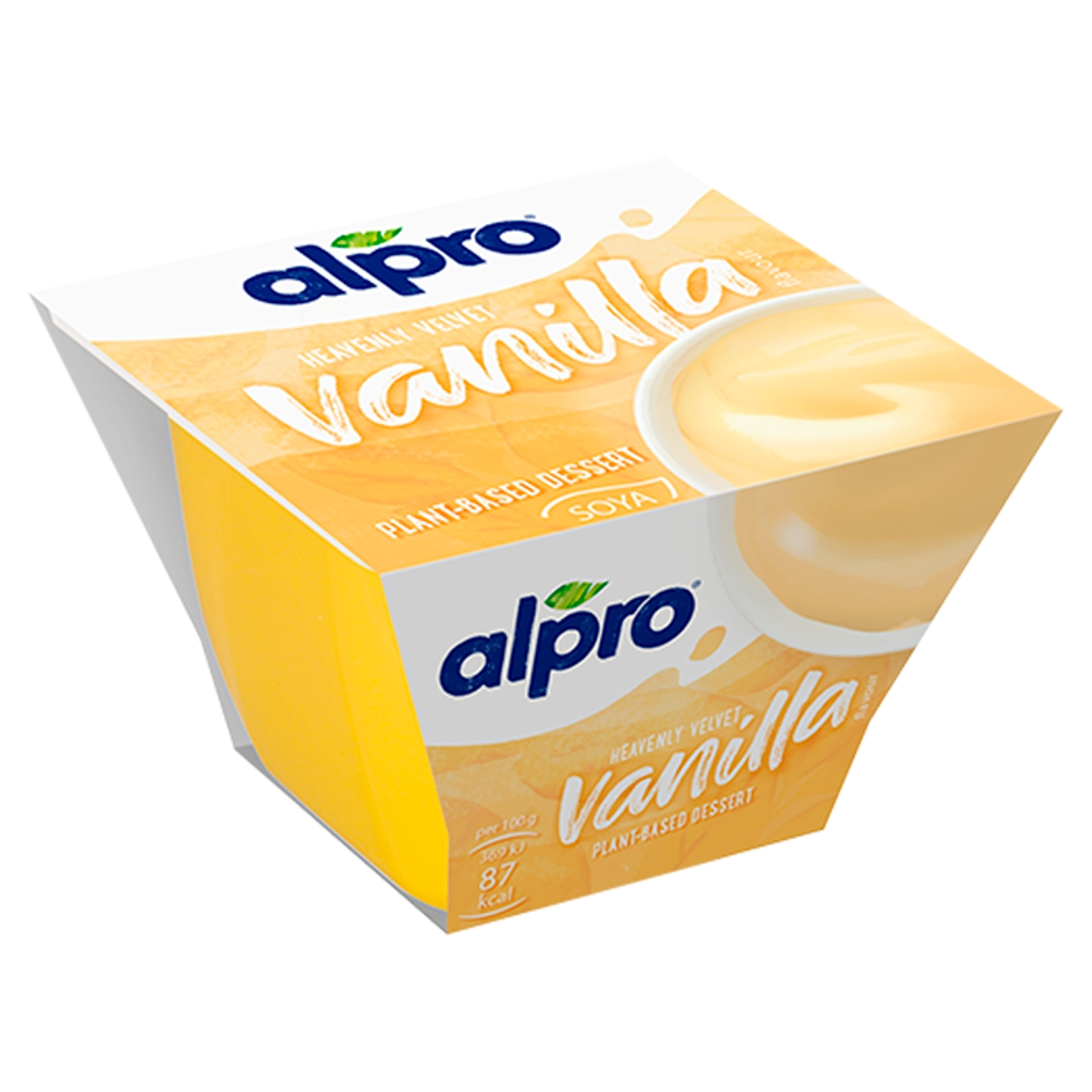 Alpro vanília ízu szójadesszert vitaminokkal és kalciummal dúsított -  125 g-2