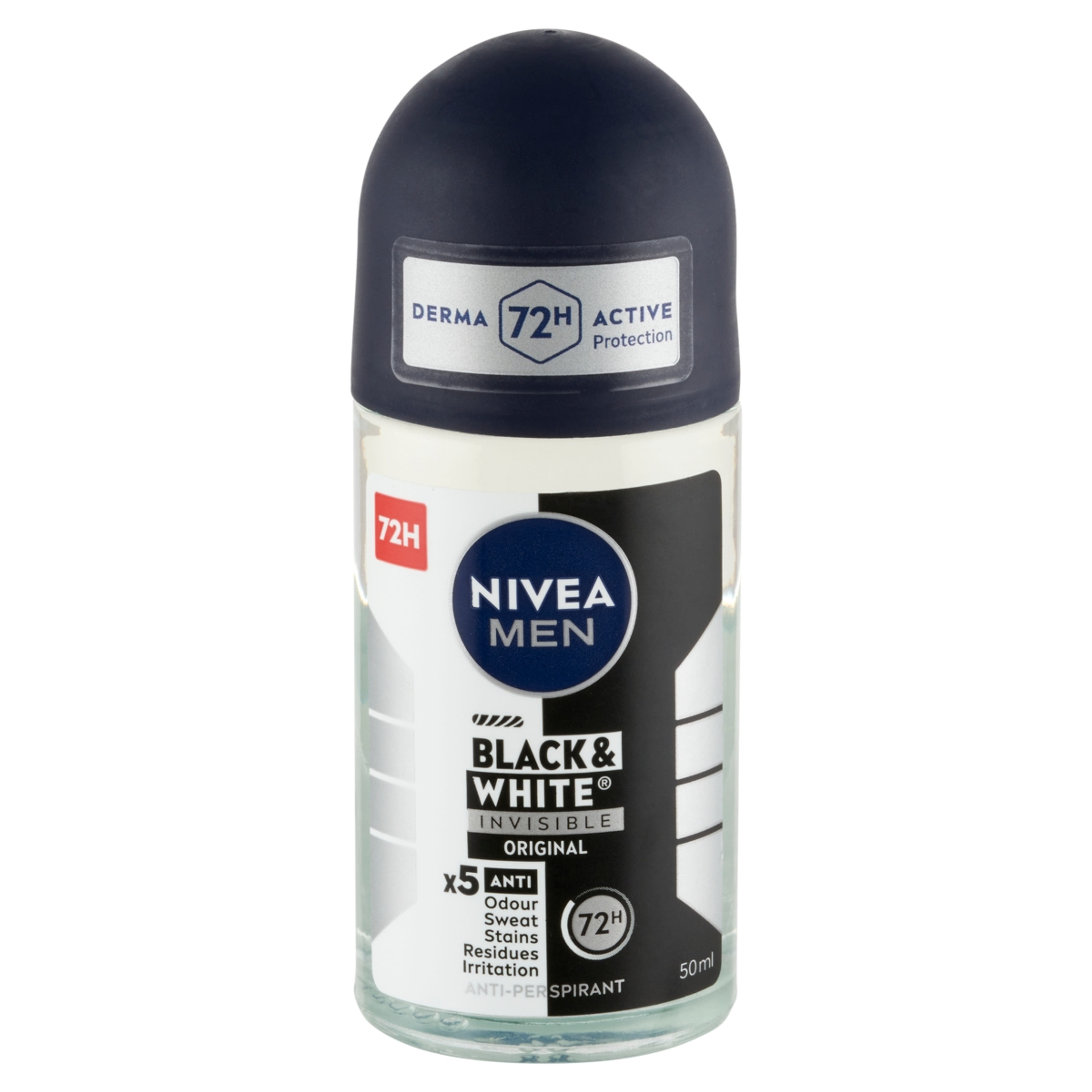 NIVEA MEN Izzadásgátó golyós dezodor Black & White Invisible Power - 50 ml-2