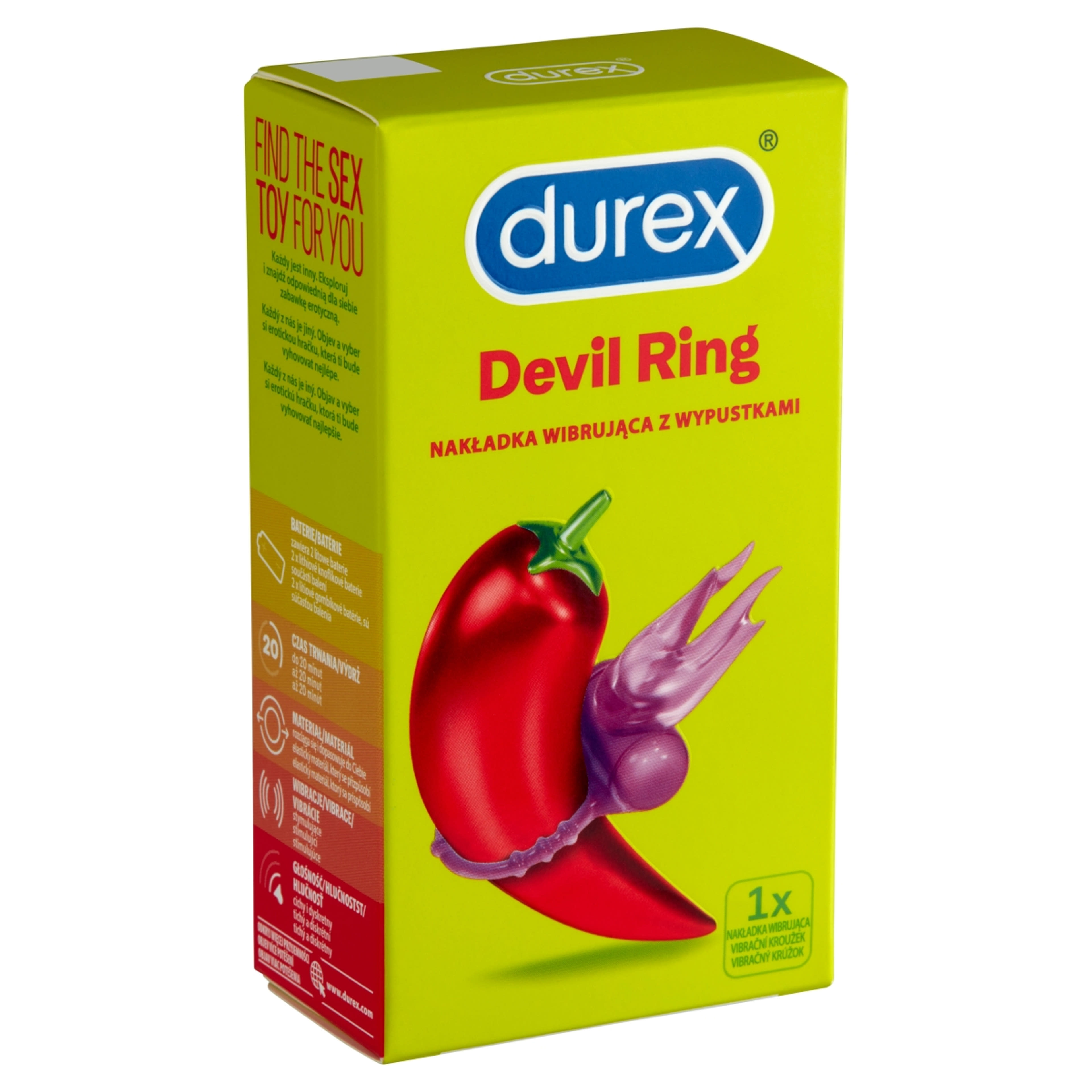 Durex Devil Ring csiklóstimuláló vibrációs gyűrű - 1 db-2