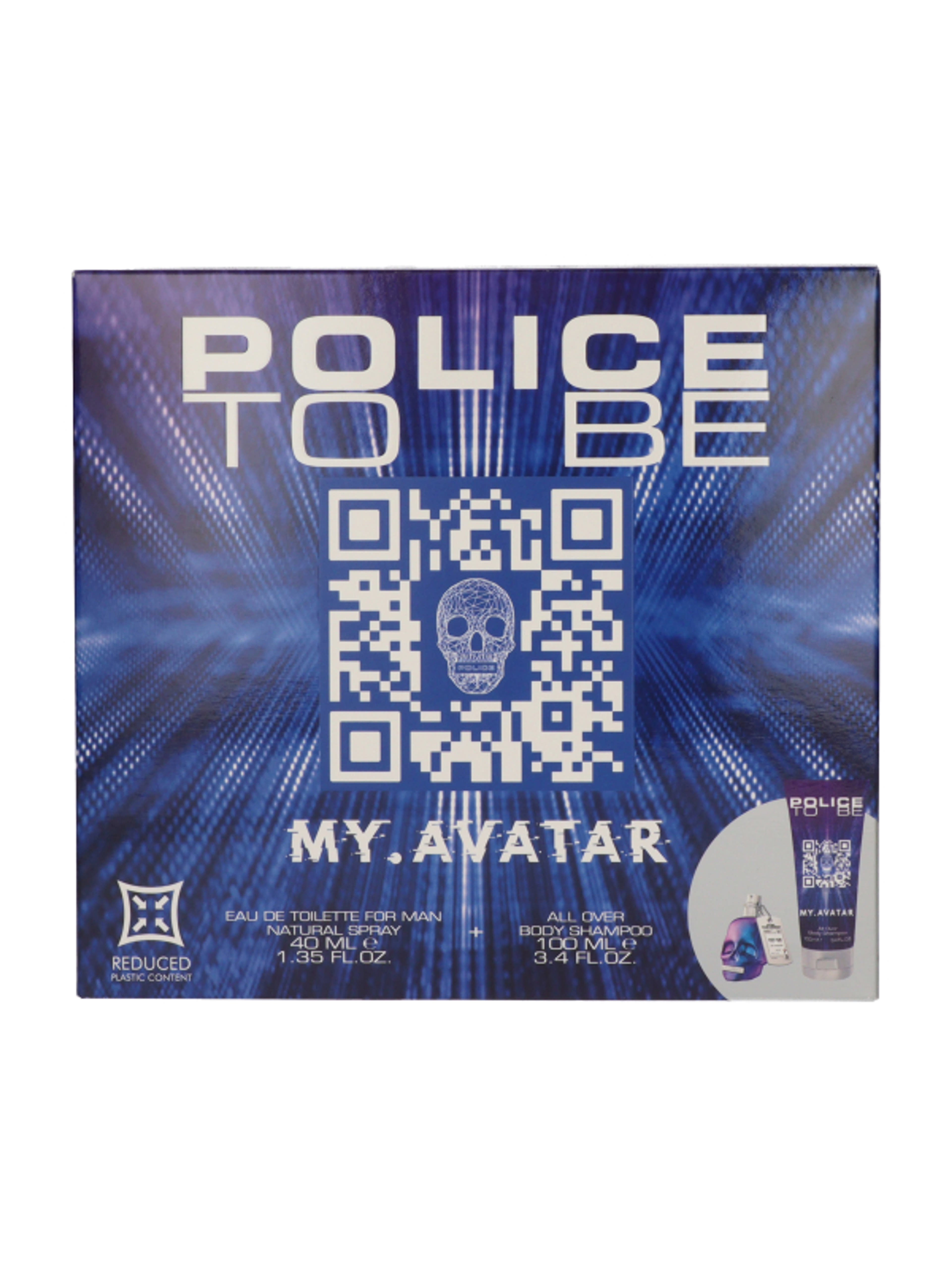 Police To Be My Avatar Man Eau de Toilette és tusfürdő ajándékcsomag - 1 db