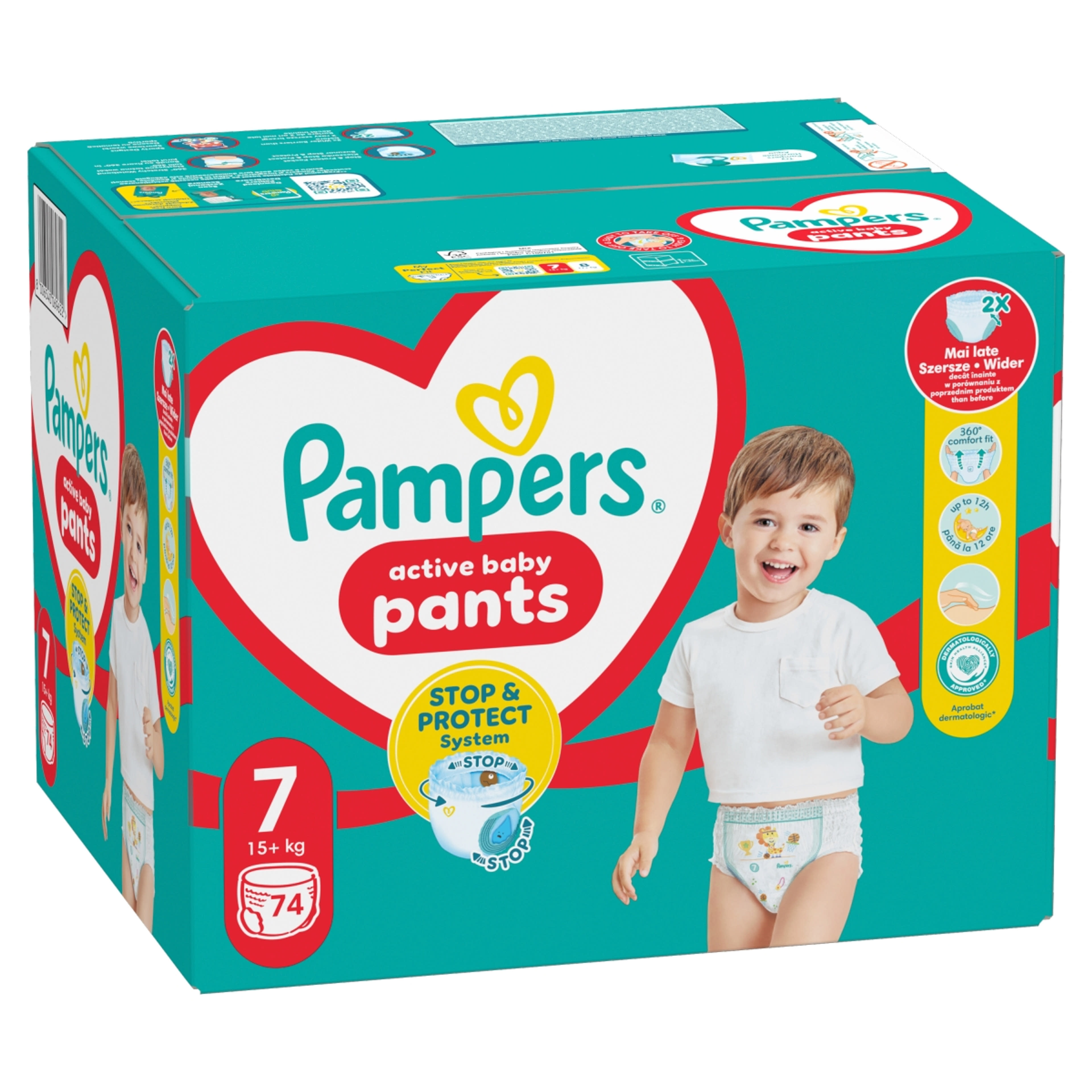 Pampers Pants mega pack+ 7-es 17+ kg - 74 db-2
