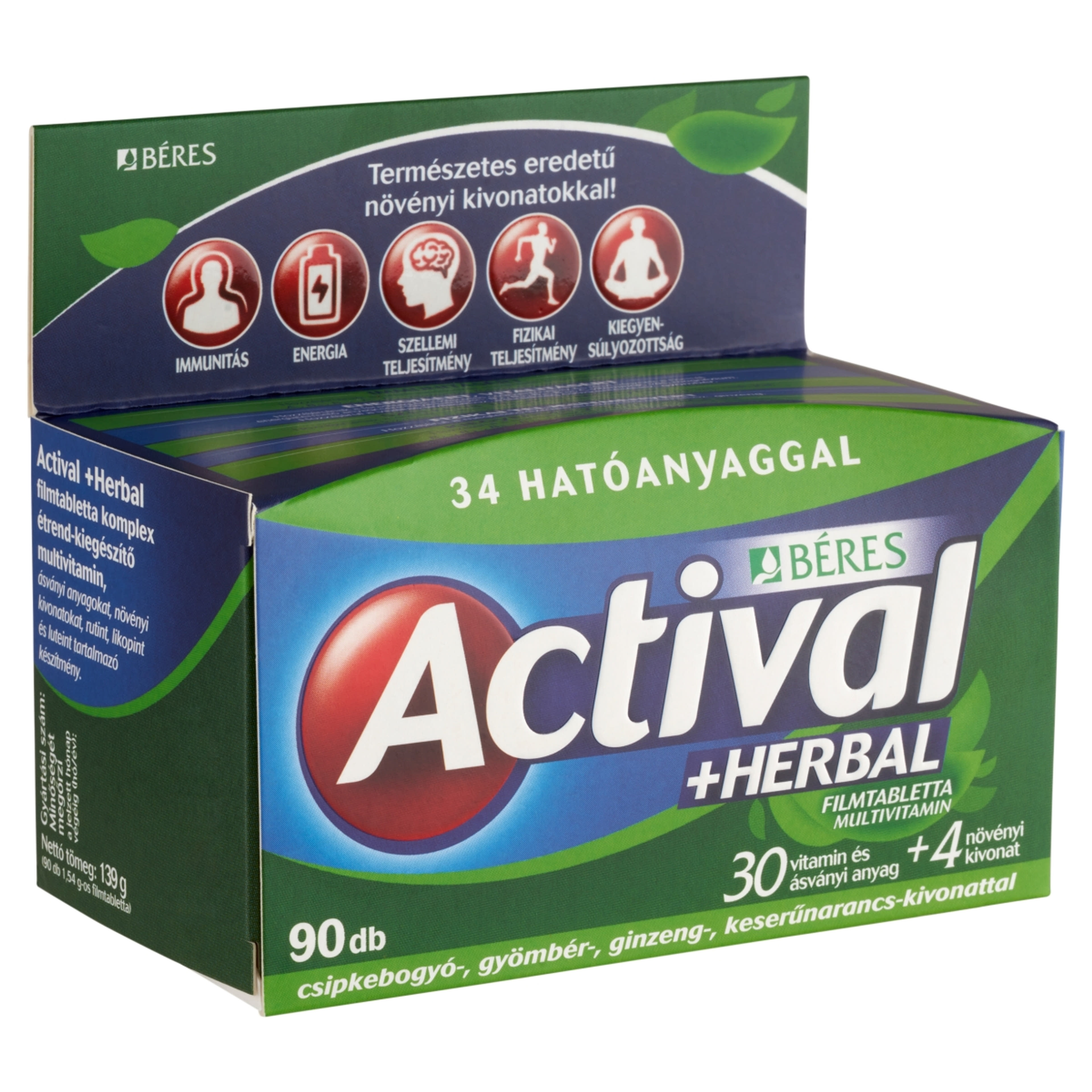 Actival Herbal multivitamin filmtabletta - 90 db-4