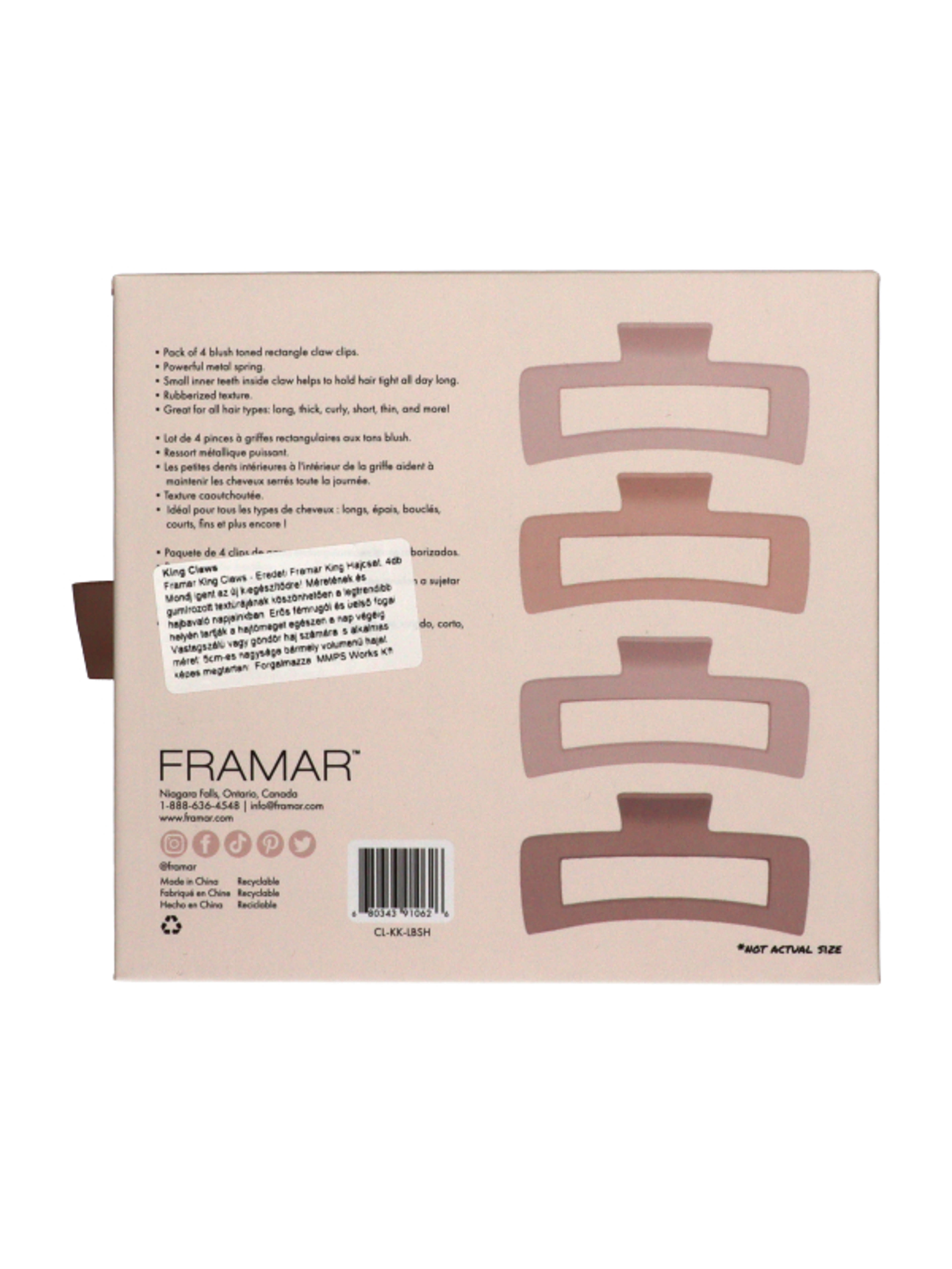 Framar King Klaws hajcsipesz /neutral - 4 db-2
