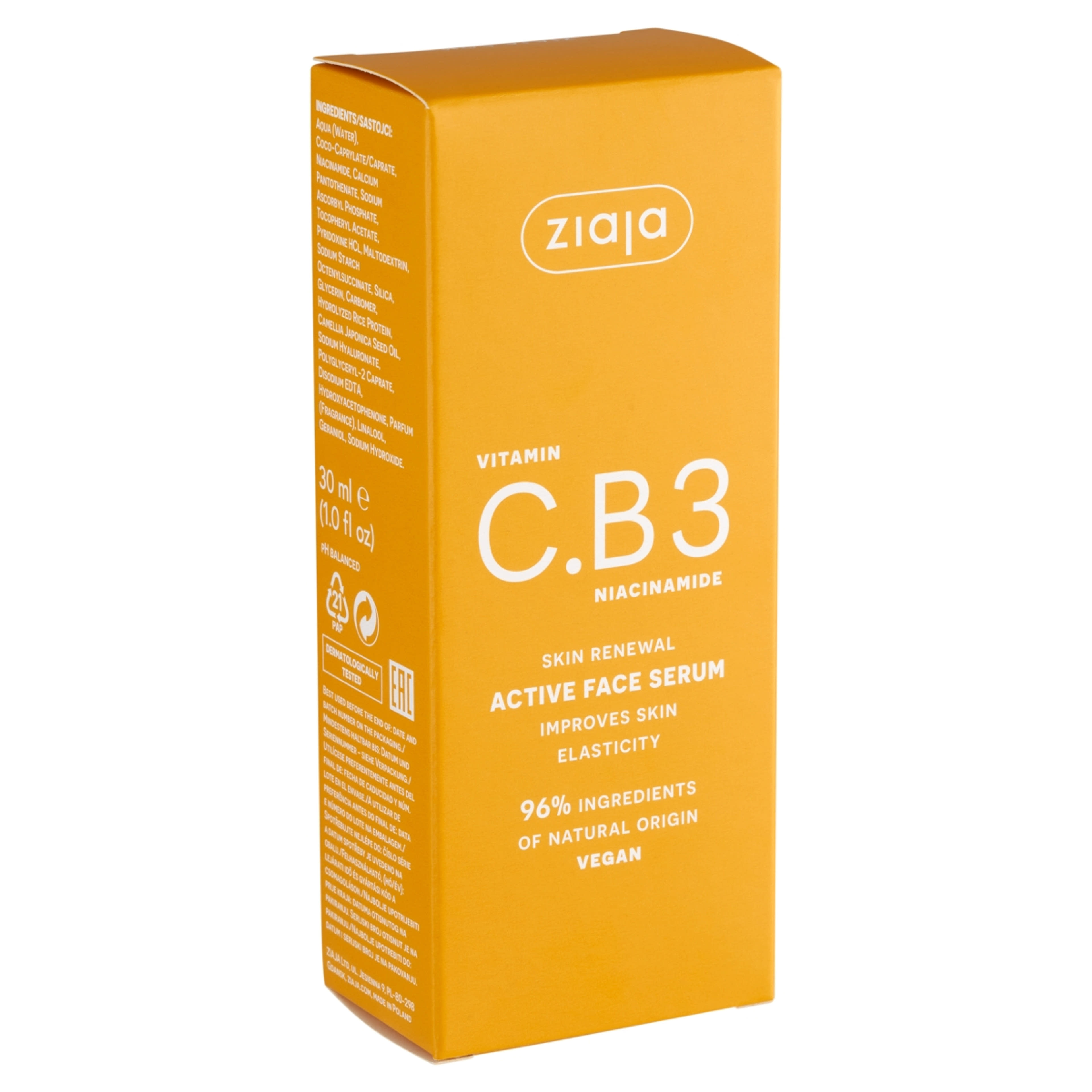 Ziaja C B3-vitamin aktív arcszérum niacinamiddal - 30 ml-3