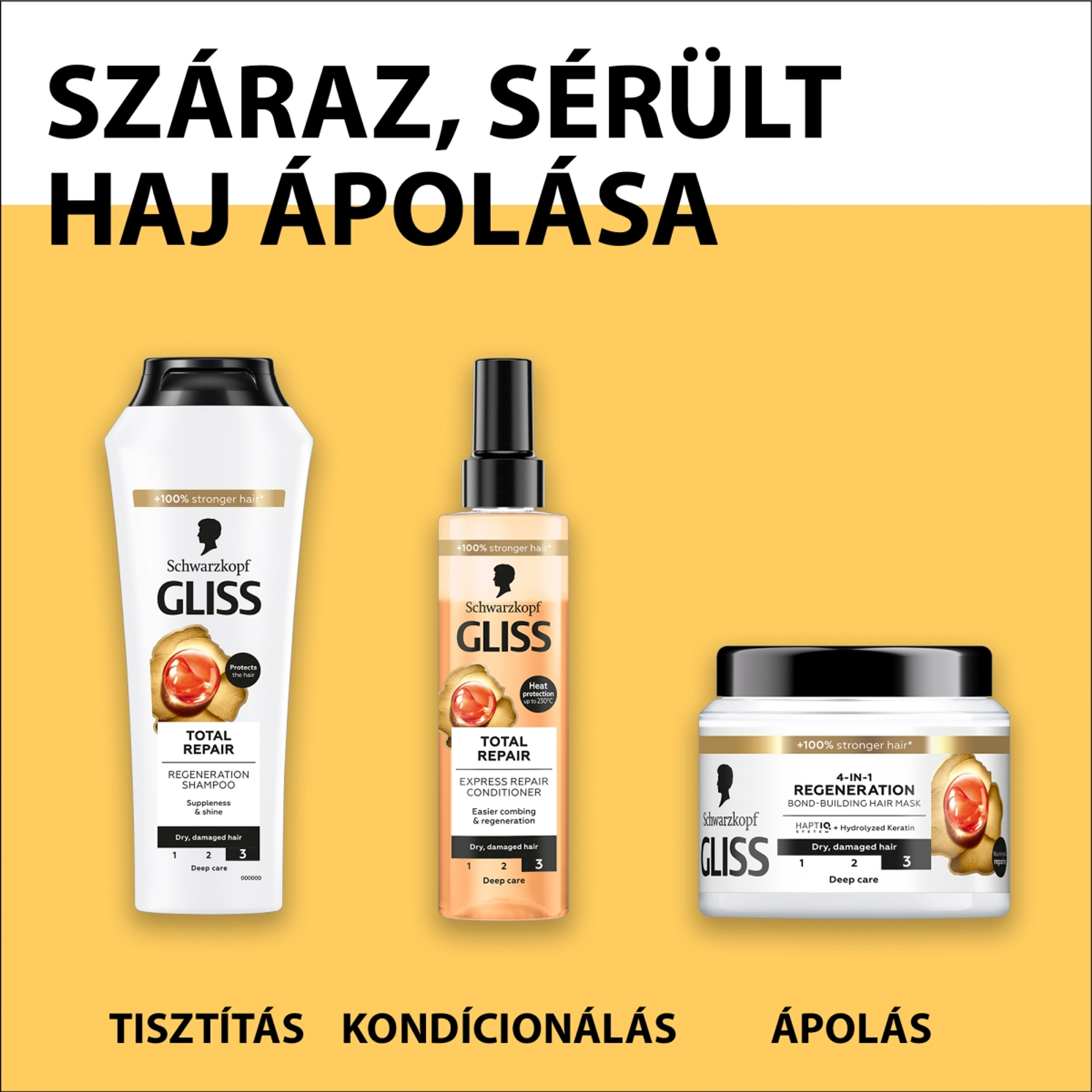 Gliss 4 az 1-ben regeneráló hajmaszk - 400 ml-7