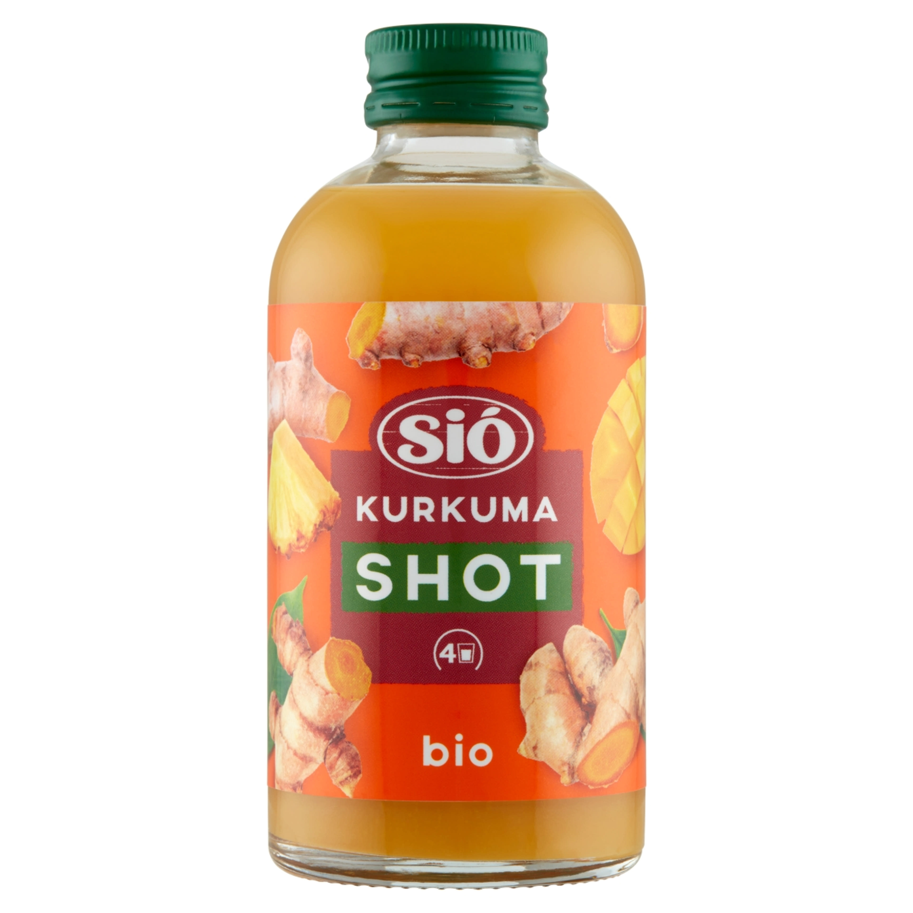 Sió Bio 100% narancs-mangó-kurkuma shot - 210 ml