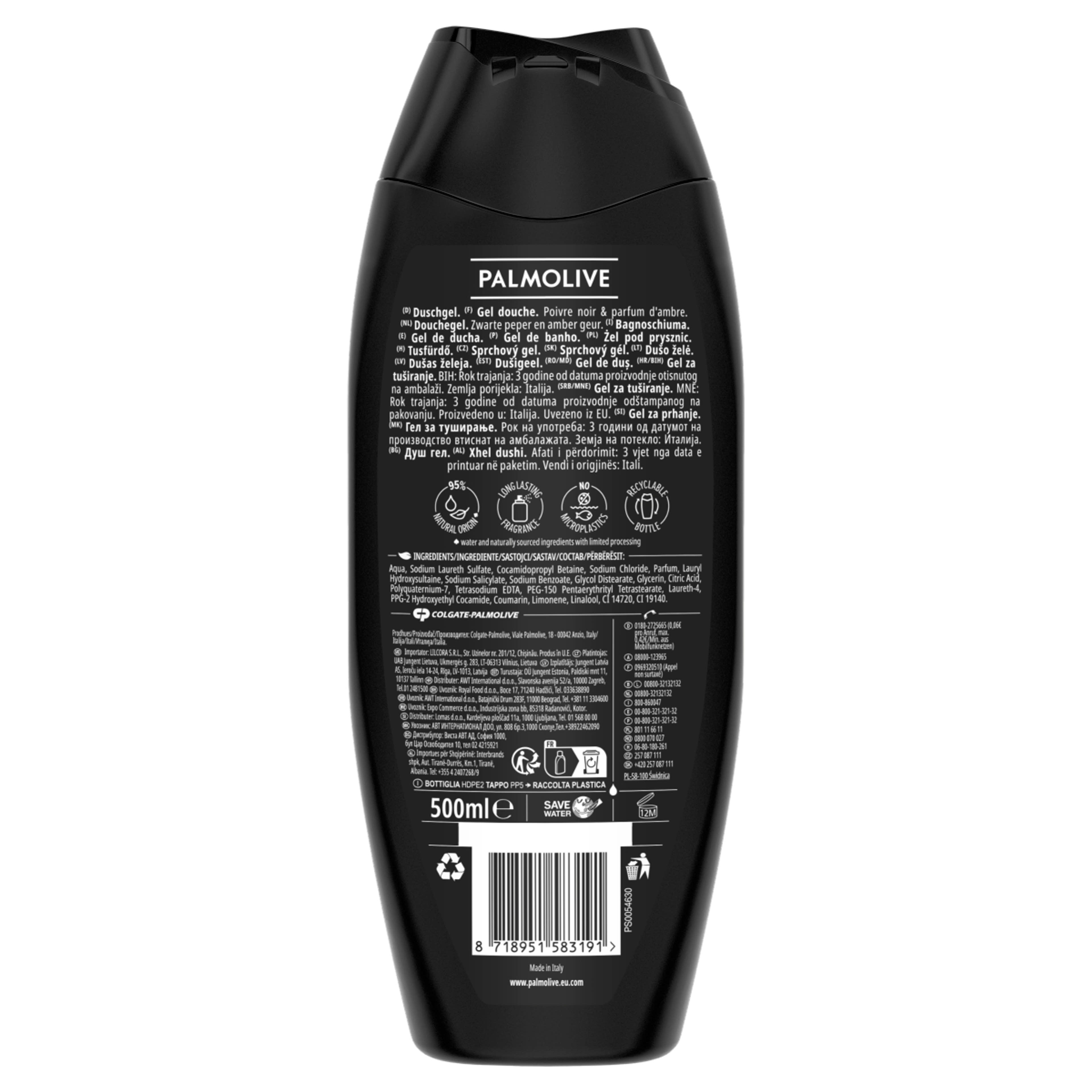 Palmolive Men Intense Spice Up férfi tusfürdő - 500 ml-2
