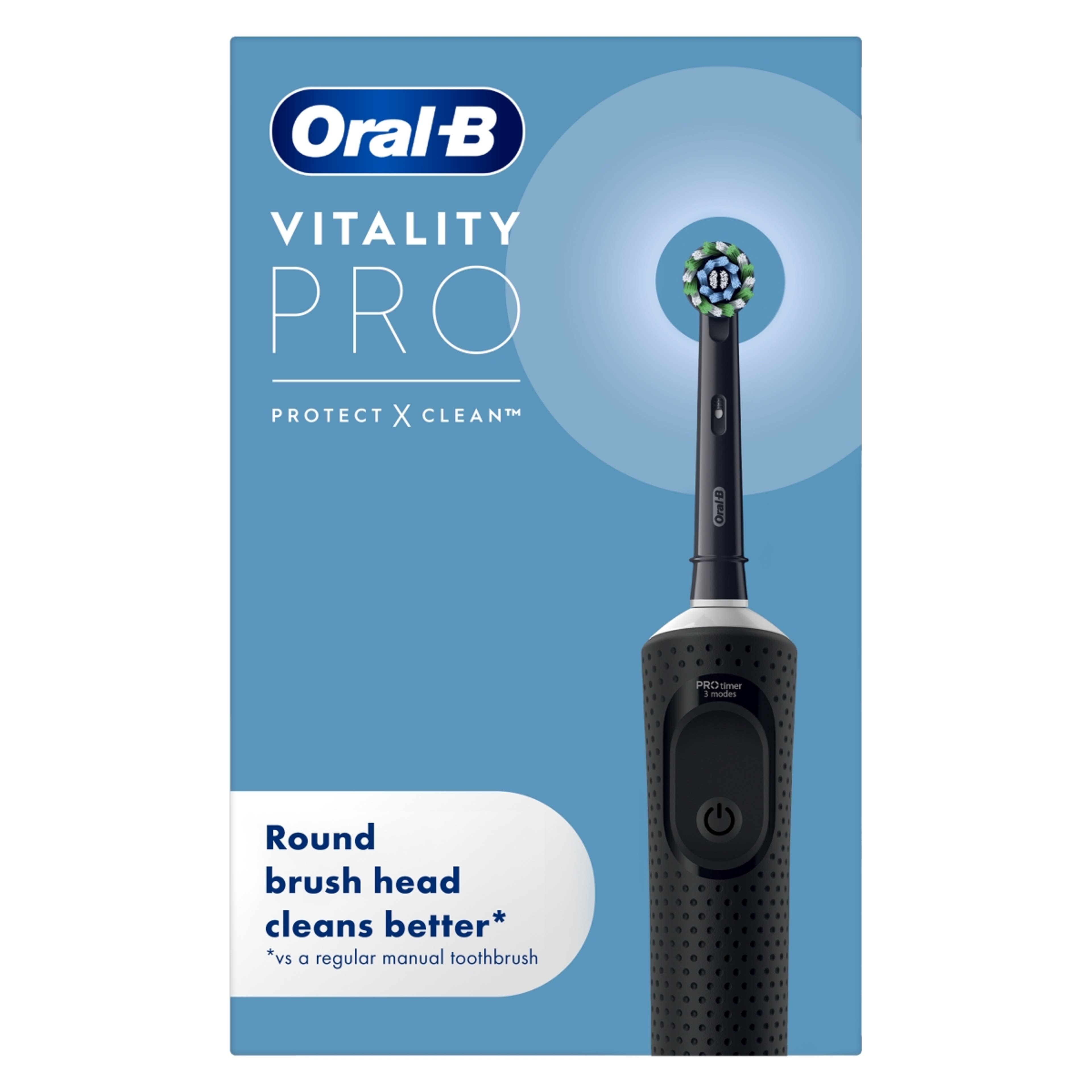 Oral-B Vitality Pro elektromos fogkefe, fekete - 1 db-10