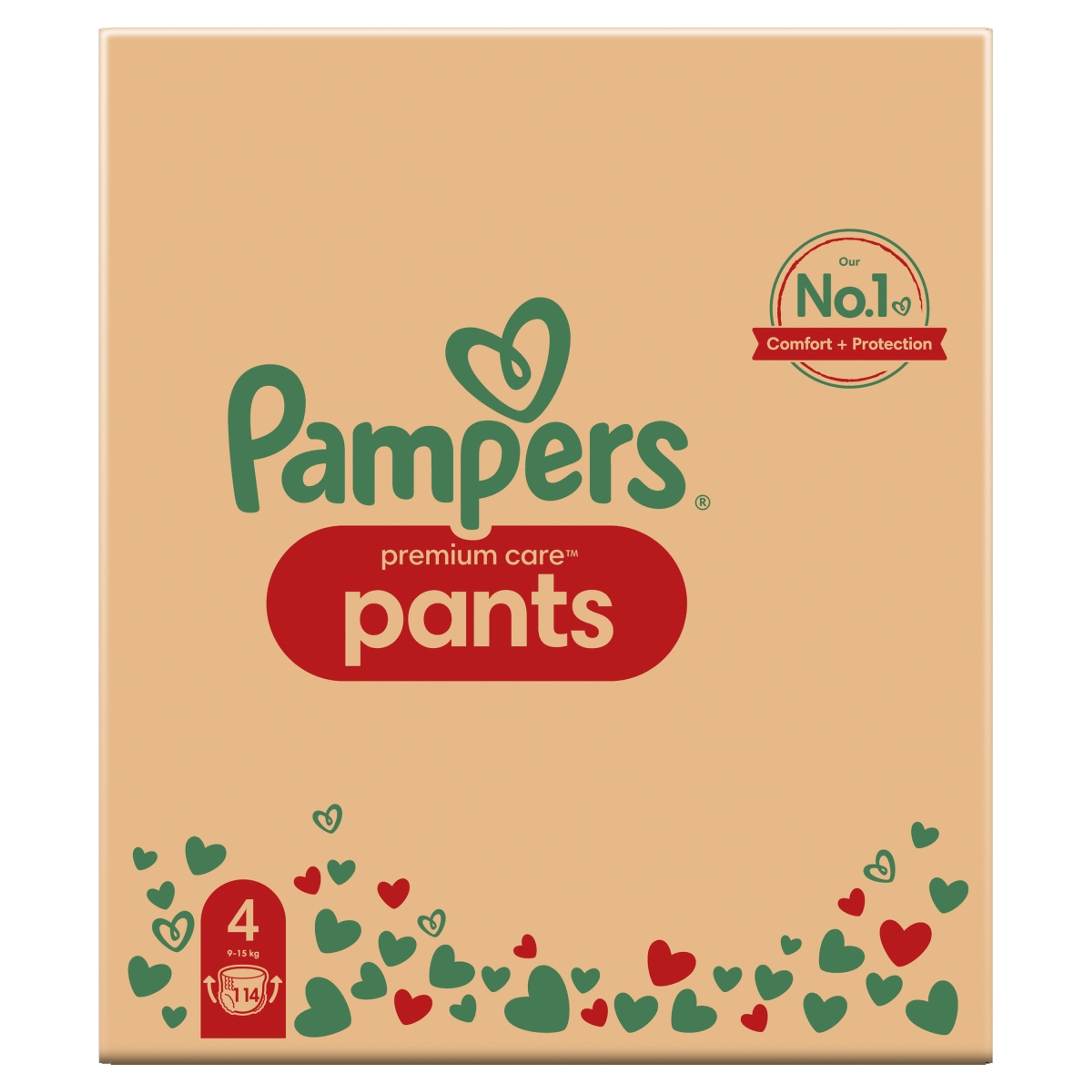 Pampers Premium Care bugyipelenka 4-es 9-15 kg - 114 db