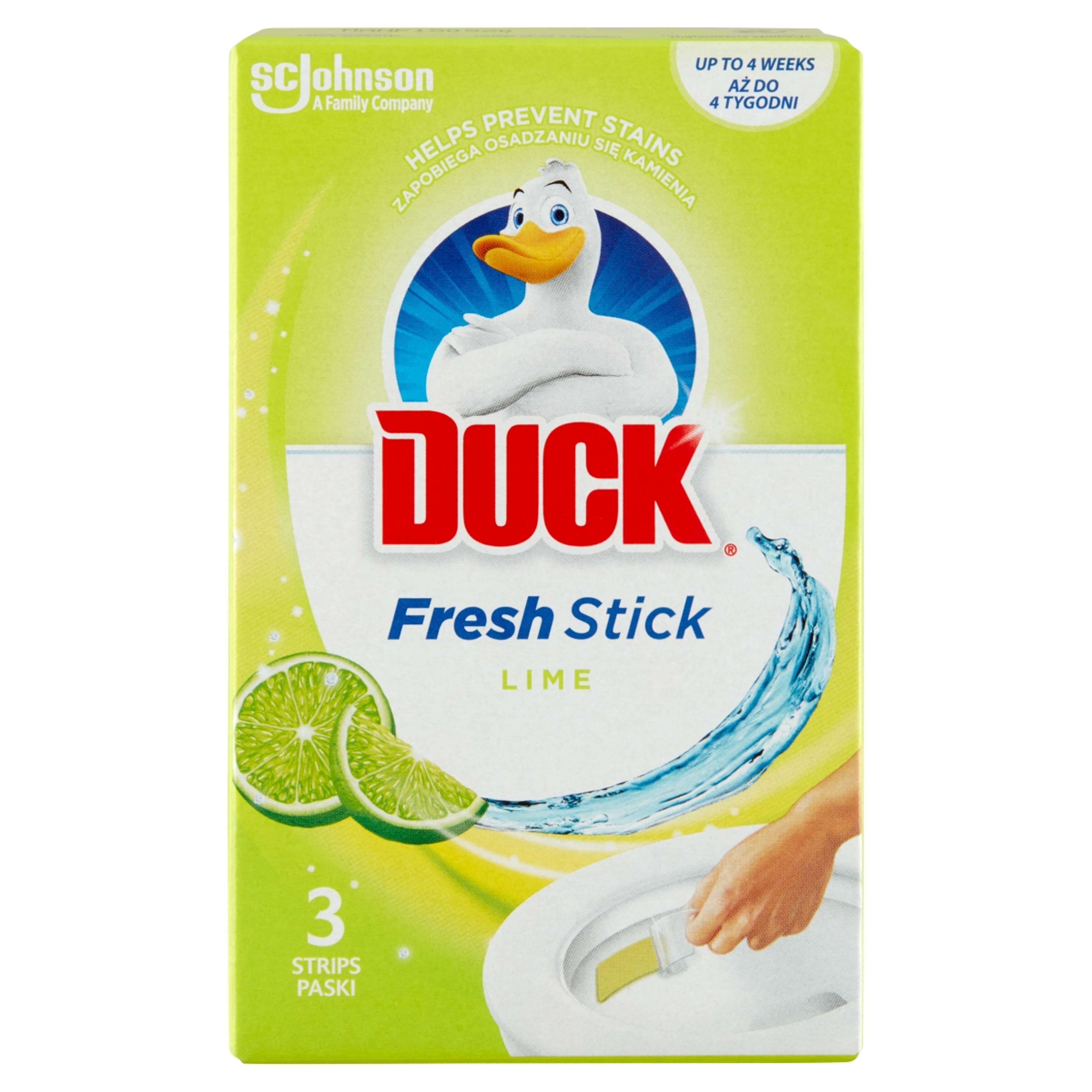 Duck Fresh Stick Lime WC-Öblítő Csík - 27 g