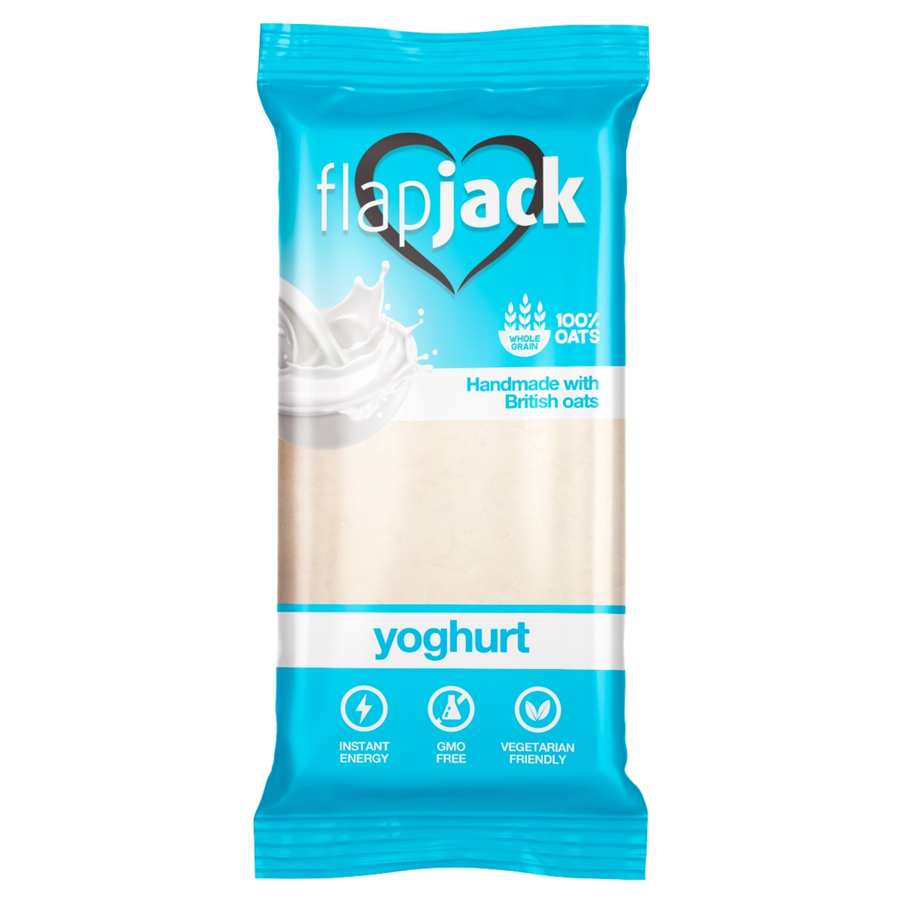 Flapjack zabszelet joghurtos bevonattal - 100 g