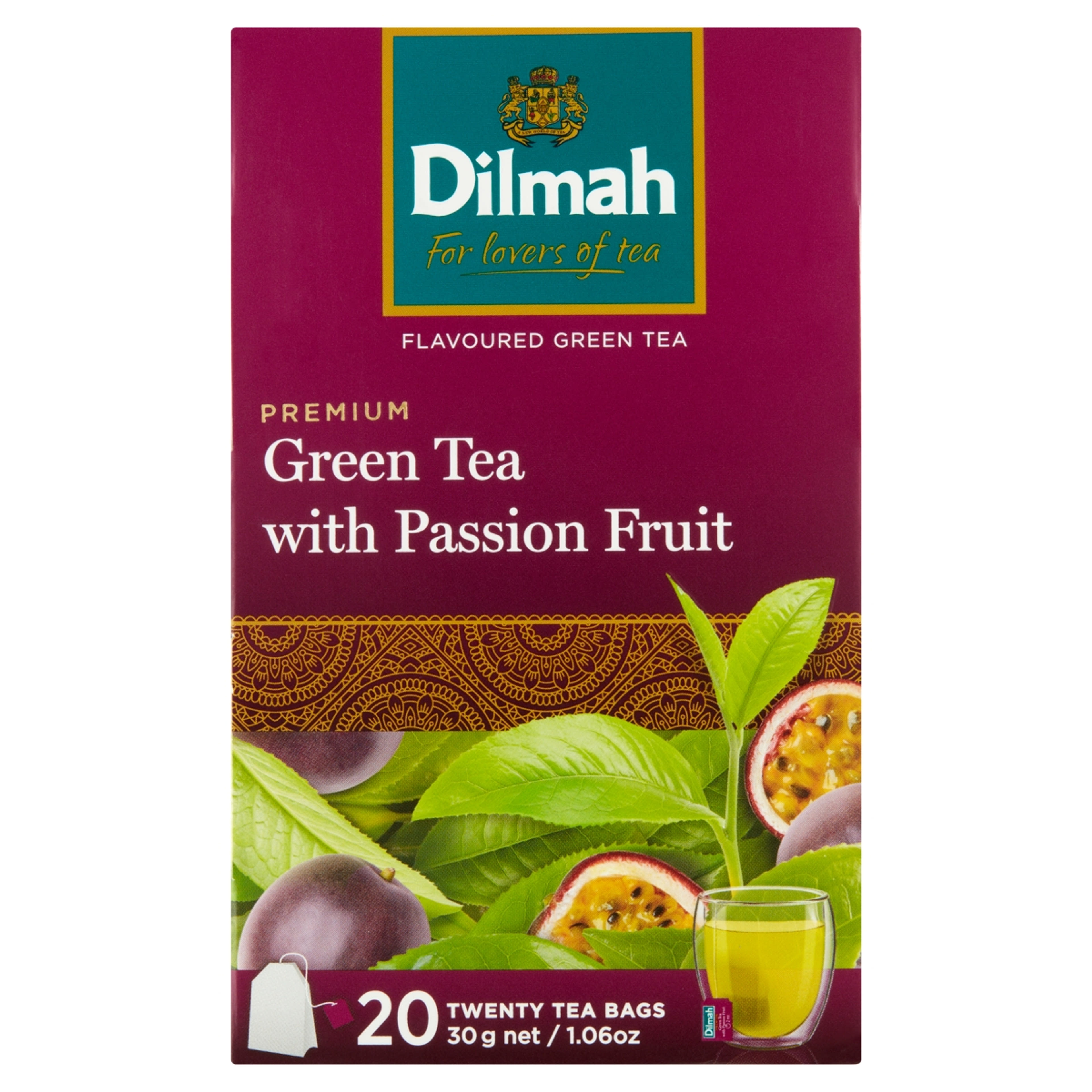Dilmah Green tea passiógyümölcs aromával - 30 g