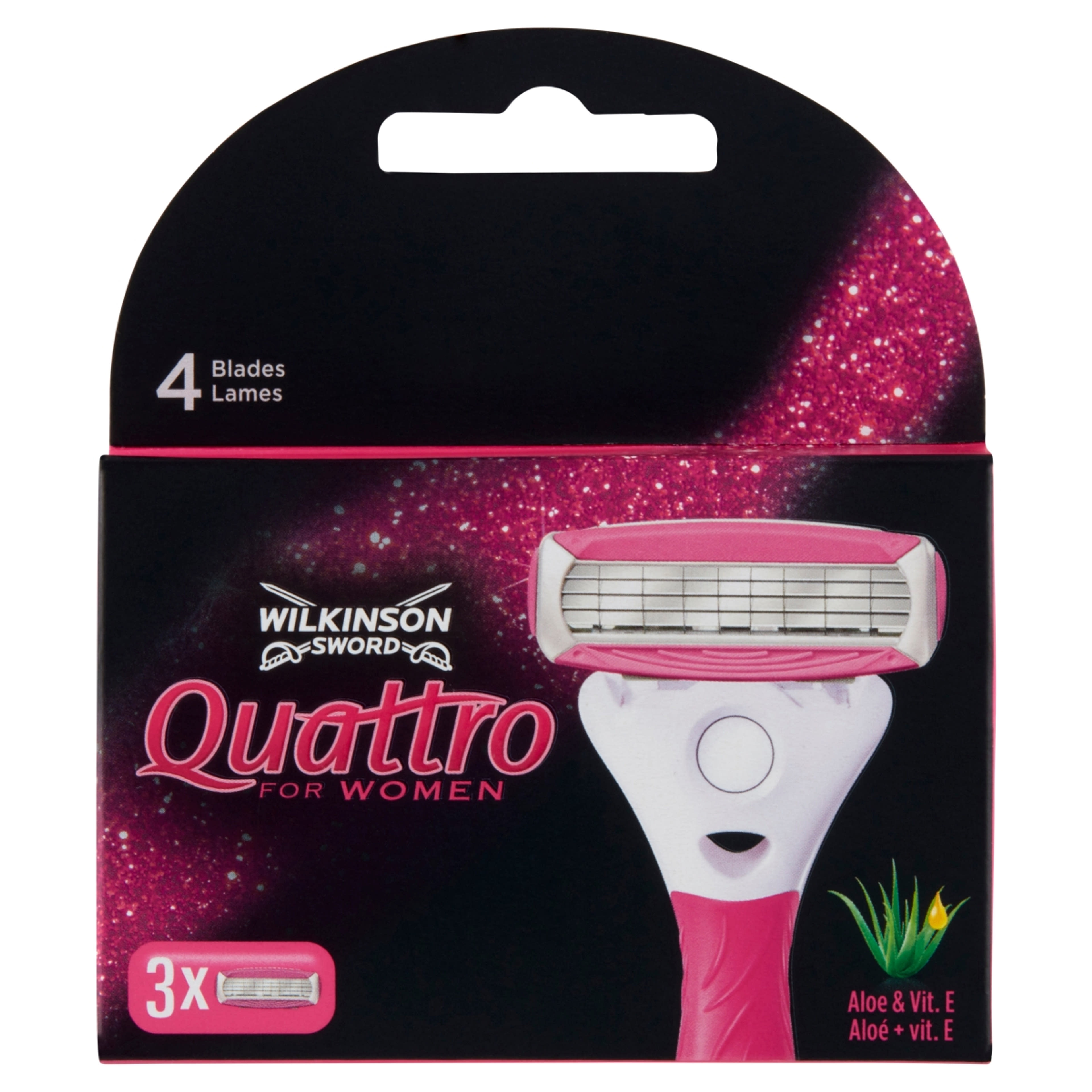 Wilkinson Quattro női borotvabetét - 3 db