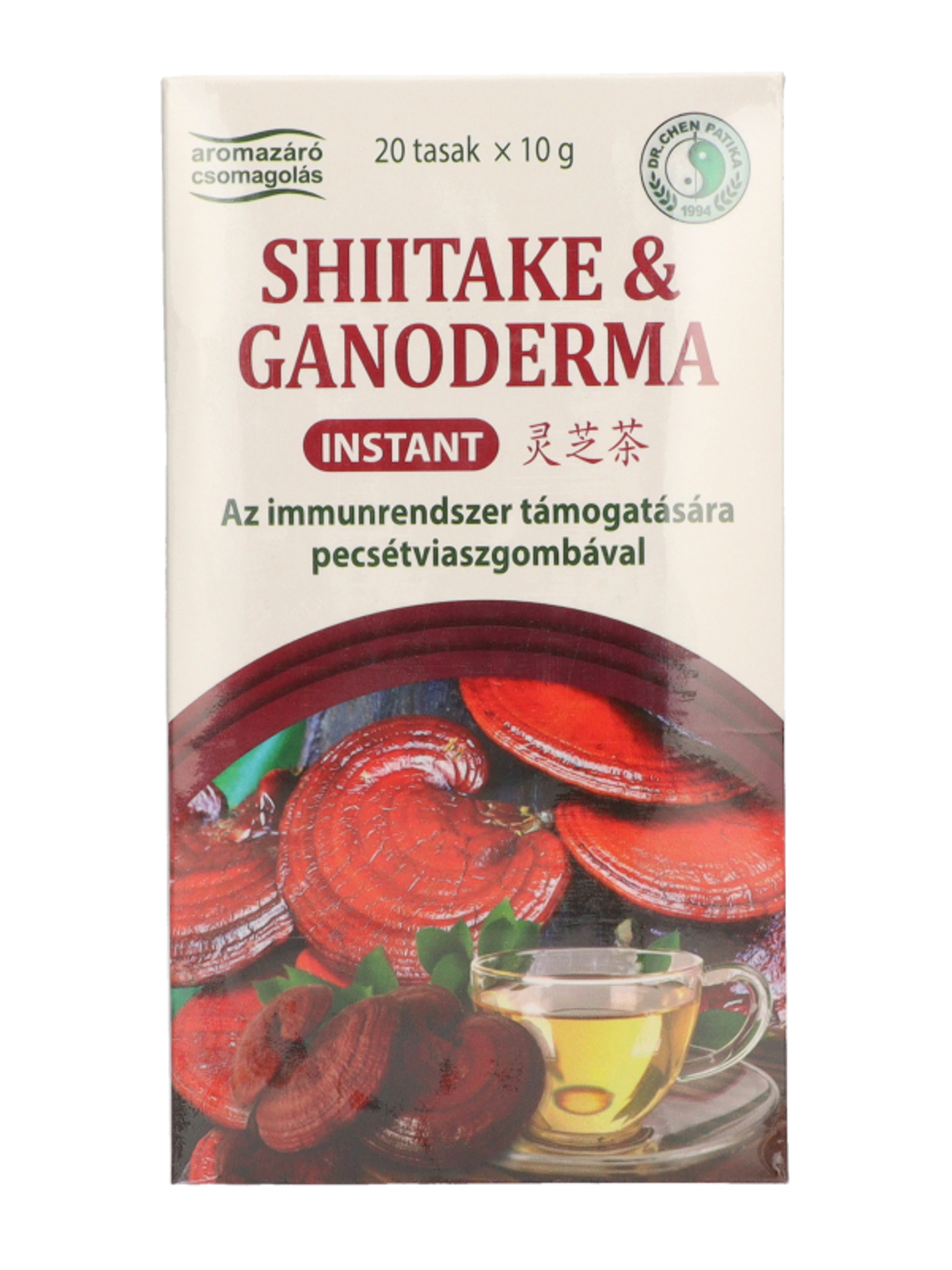 Dr. Chen Patika instant shiitake és ganoderma étrend-kiegészítő 20 tasak x 10 g - 20 db-2