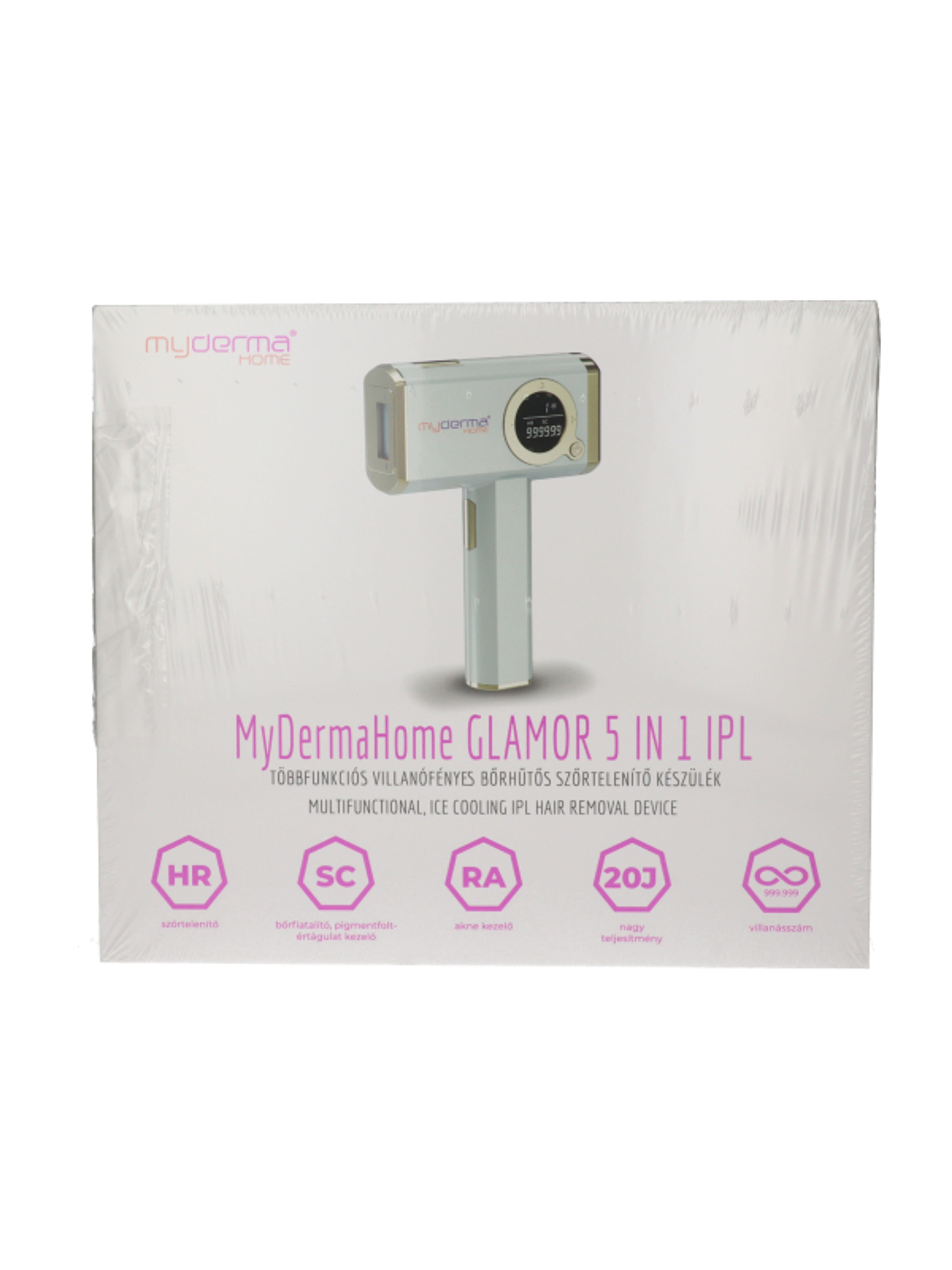 MyDermaHome 5in1 szőrtelenítő, arcfiatalító, akne-pigmentfolt, értágulat kezelő készülék - 1 db-6