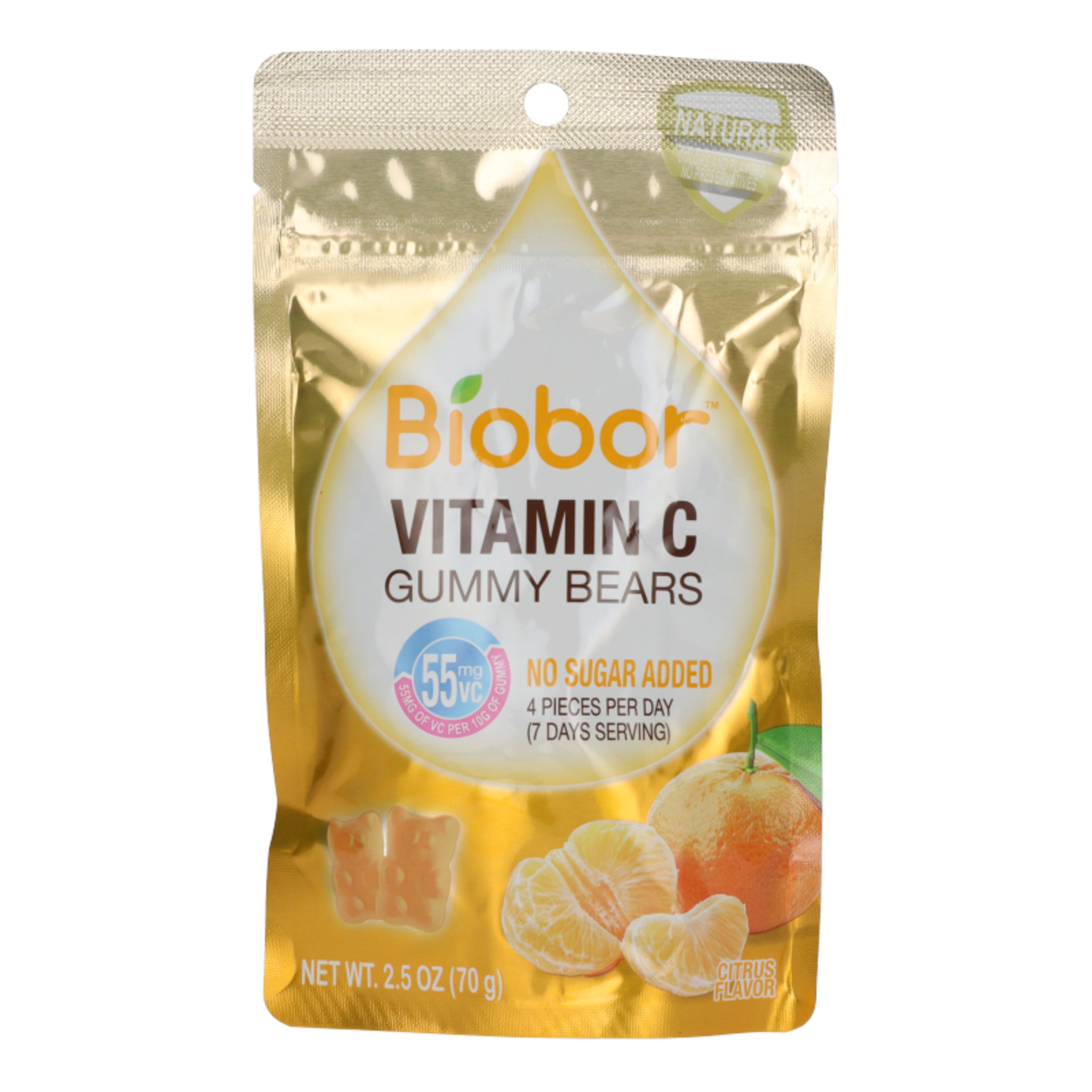 Biobor c-vitaminos gumicukor narancs izű - 45 g-1