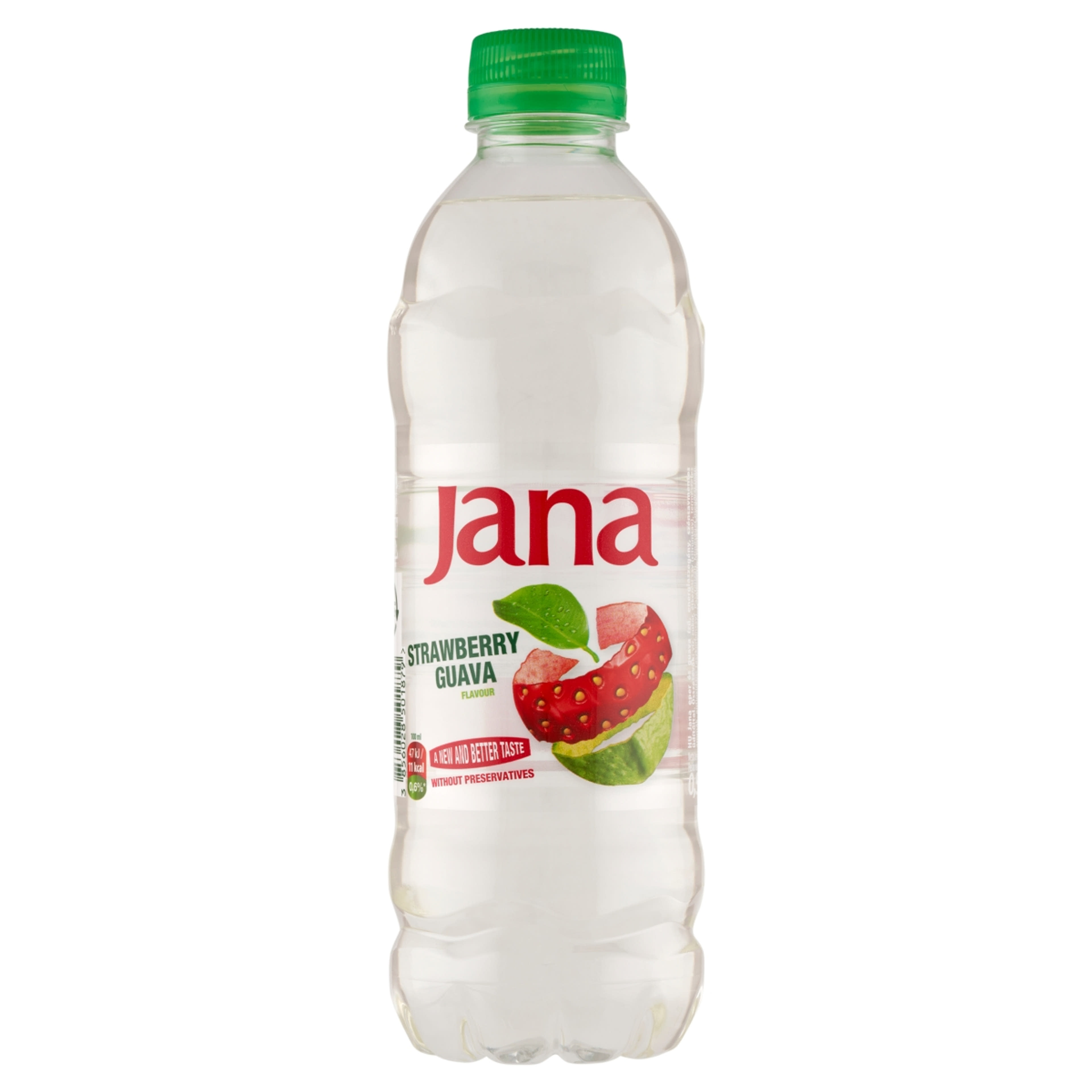 Jana ízesített szénsavmentes ásványvíz eper-guava - 500 ml-2
