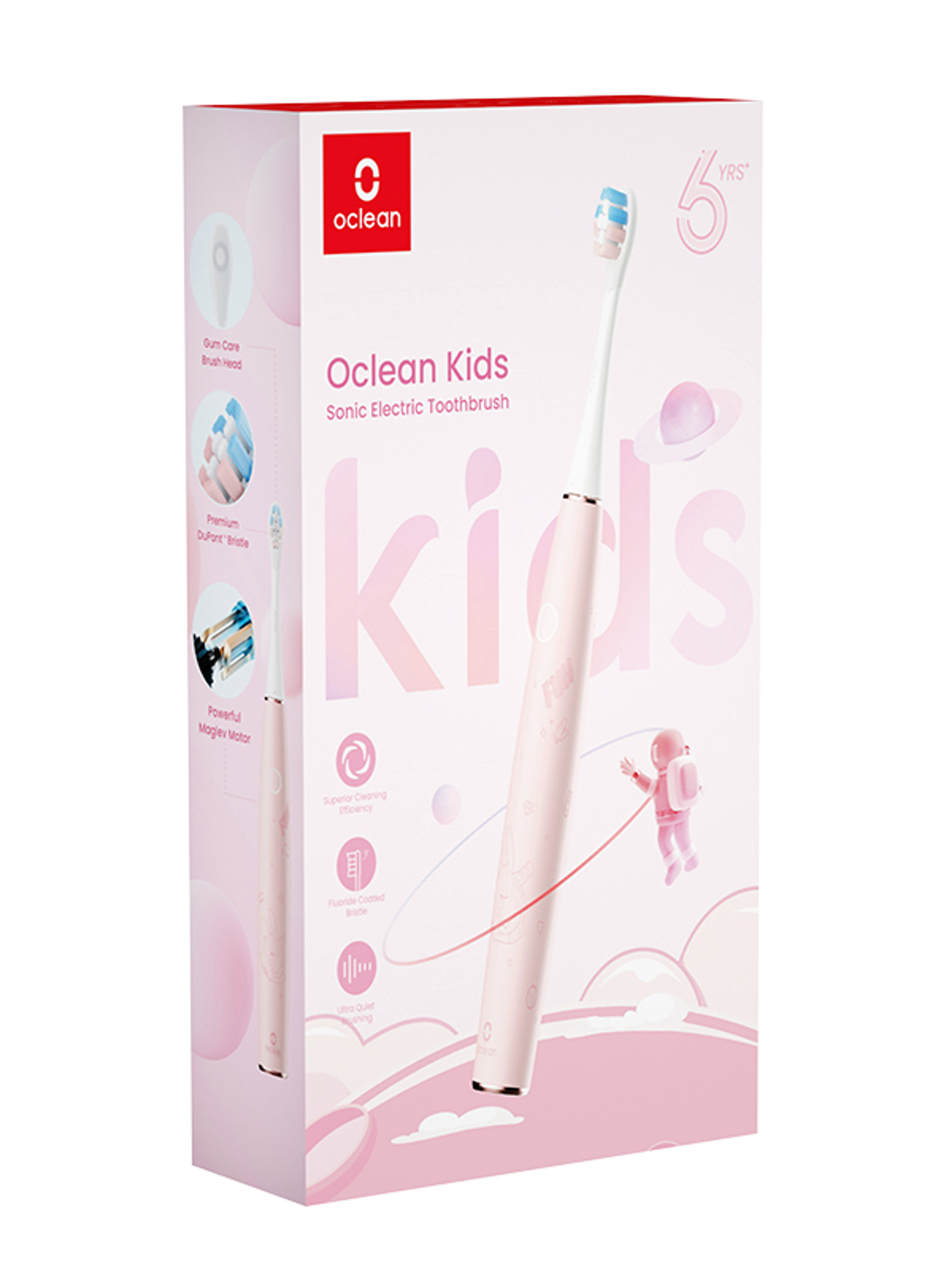 Oclean elektromos fogkefe gyerekeknek /rózsaszín - 1 db