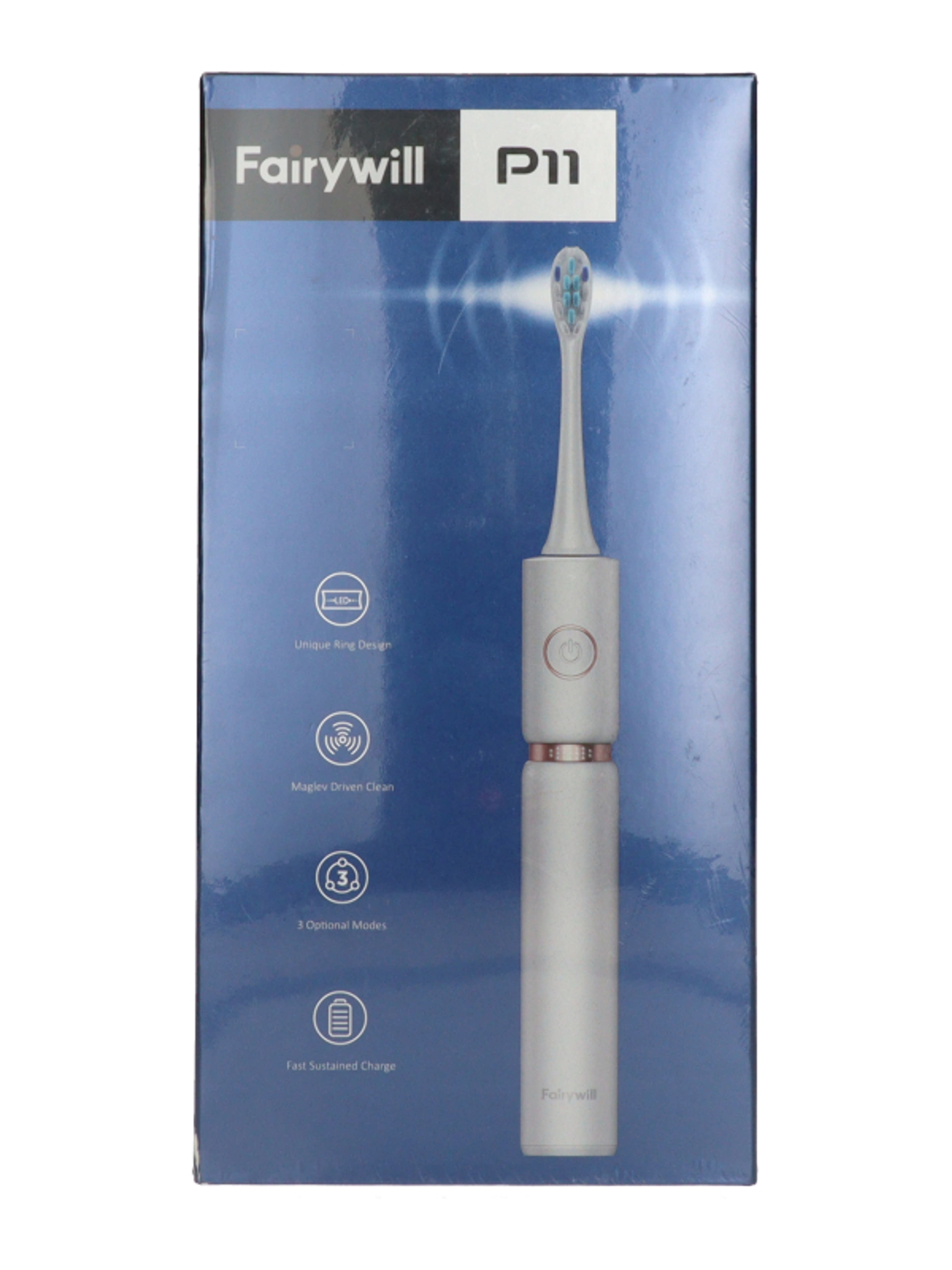 Fairywill FW-P11 elektromos fogkefe fehér utitokkal - 1 db-1