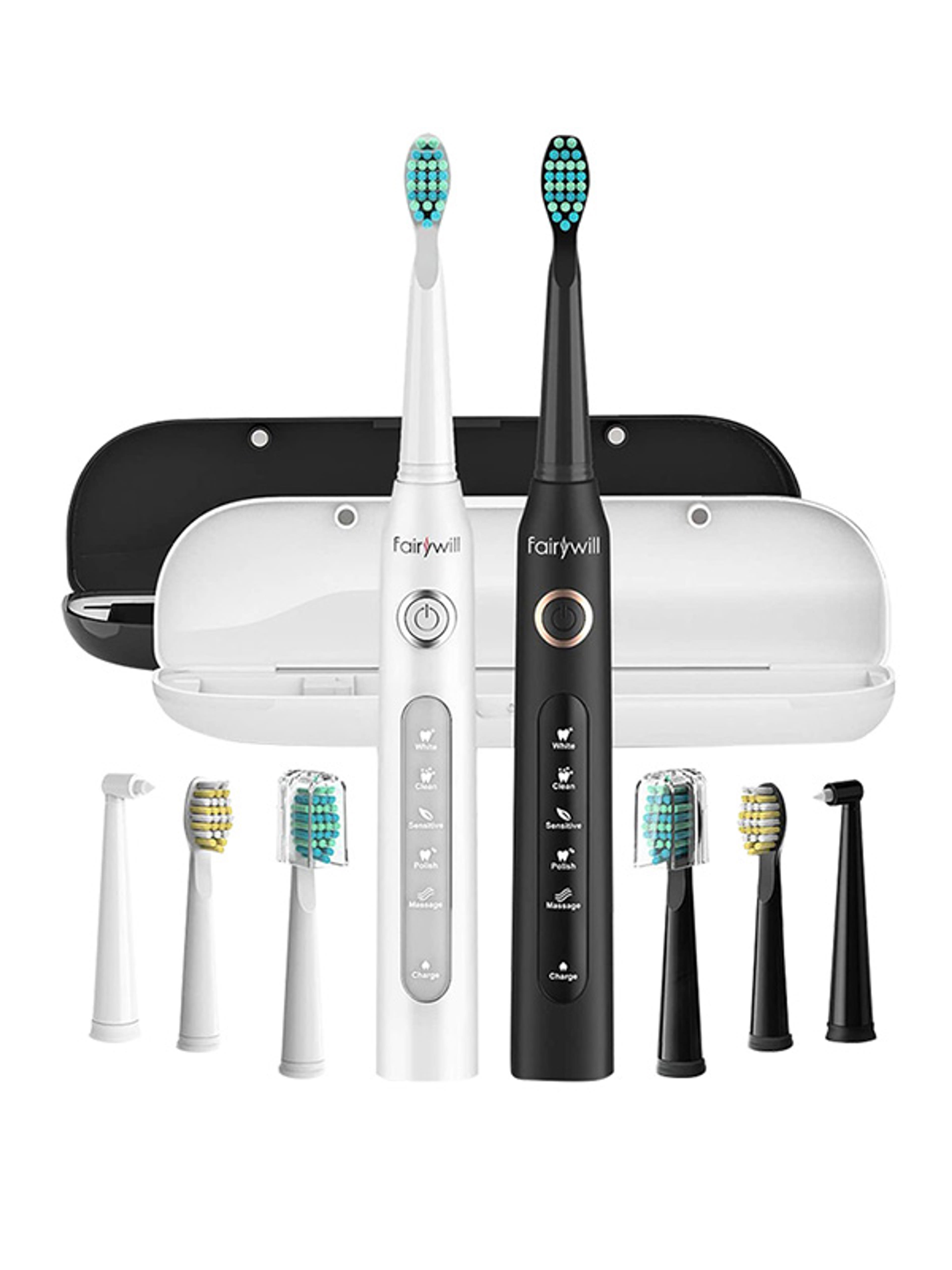 Fairywill FW-507 elektromos fogkefe utitokkal - 1 db-2