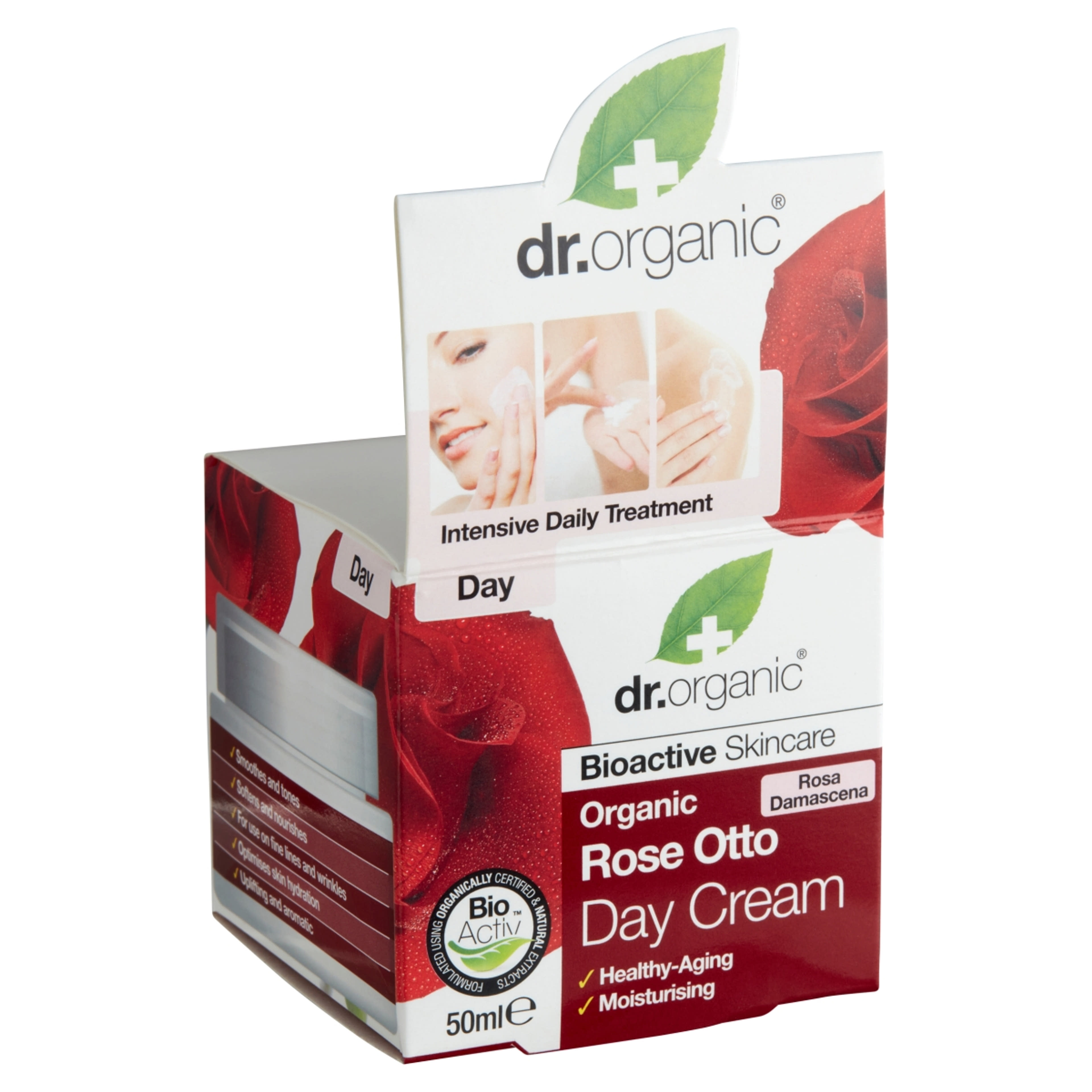 Dr. Organic nappali krém damaszkuszi rózsolajjal - 50 ml-2