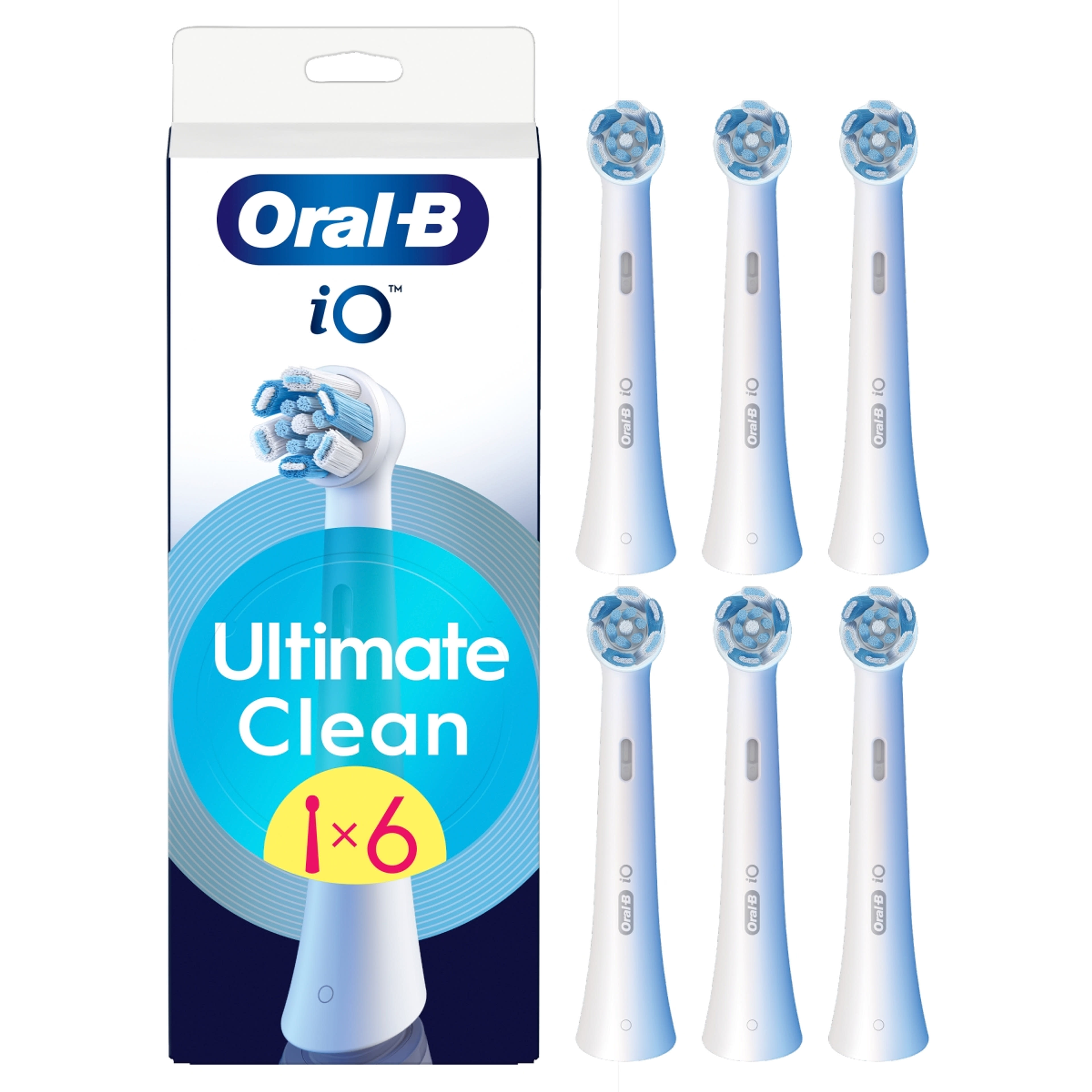 Oral-B iO Series Ultimate Clean elektromos fogkefe pótfej - 6 db-13