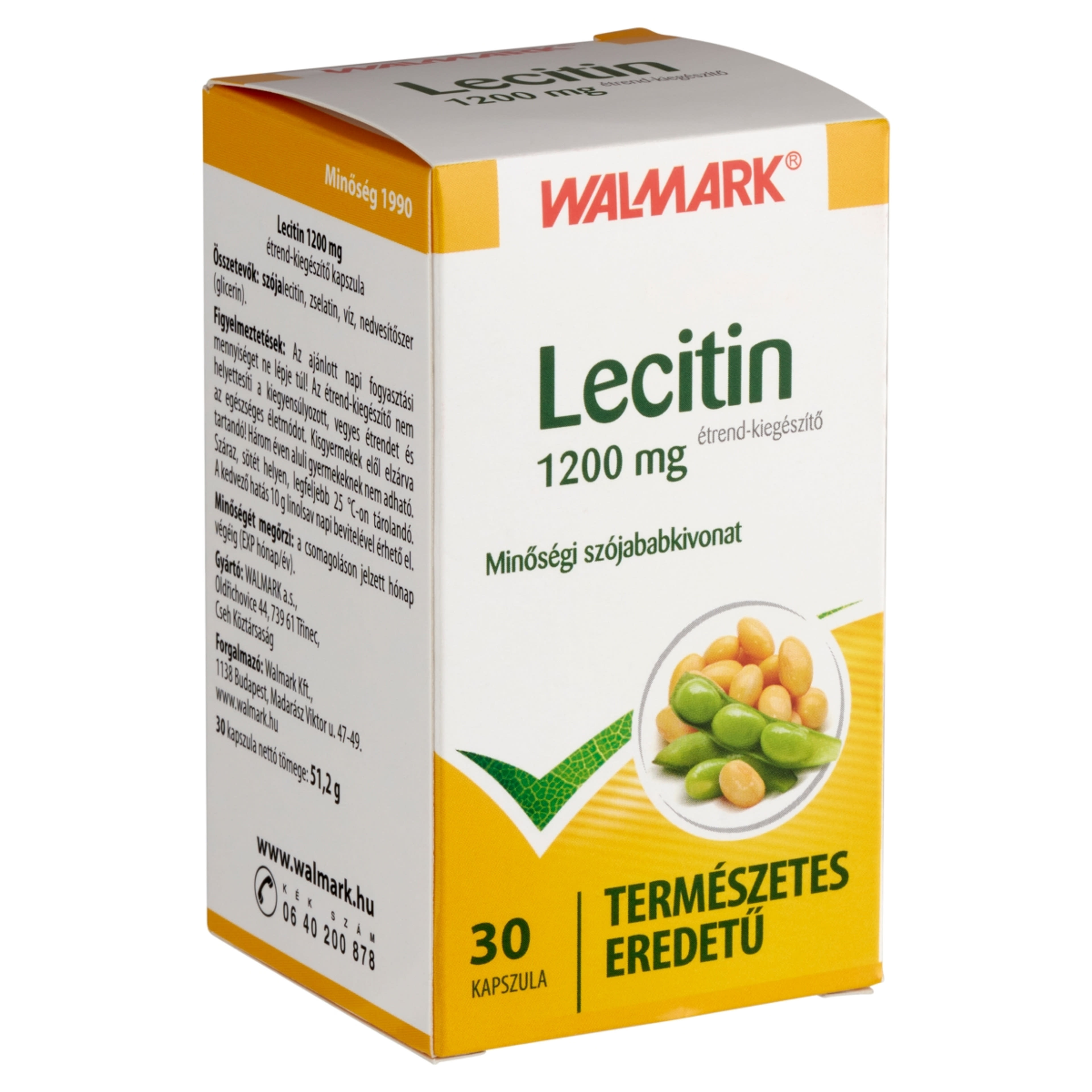 Walmark Lecitin1200mg Étrend-Kiegészítő Kapszula - 30 db-3