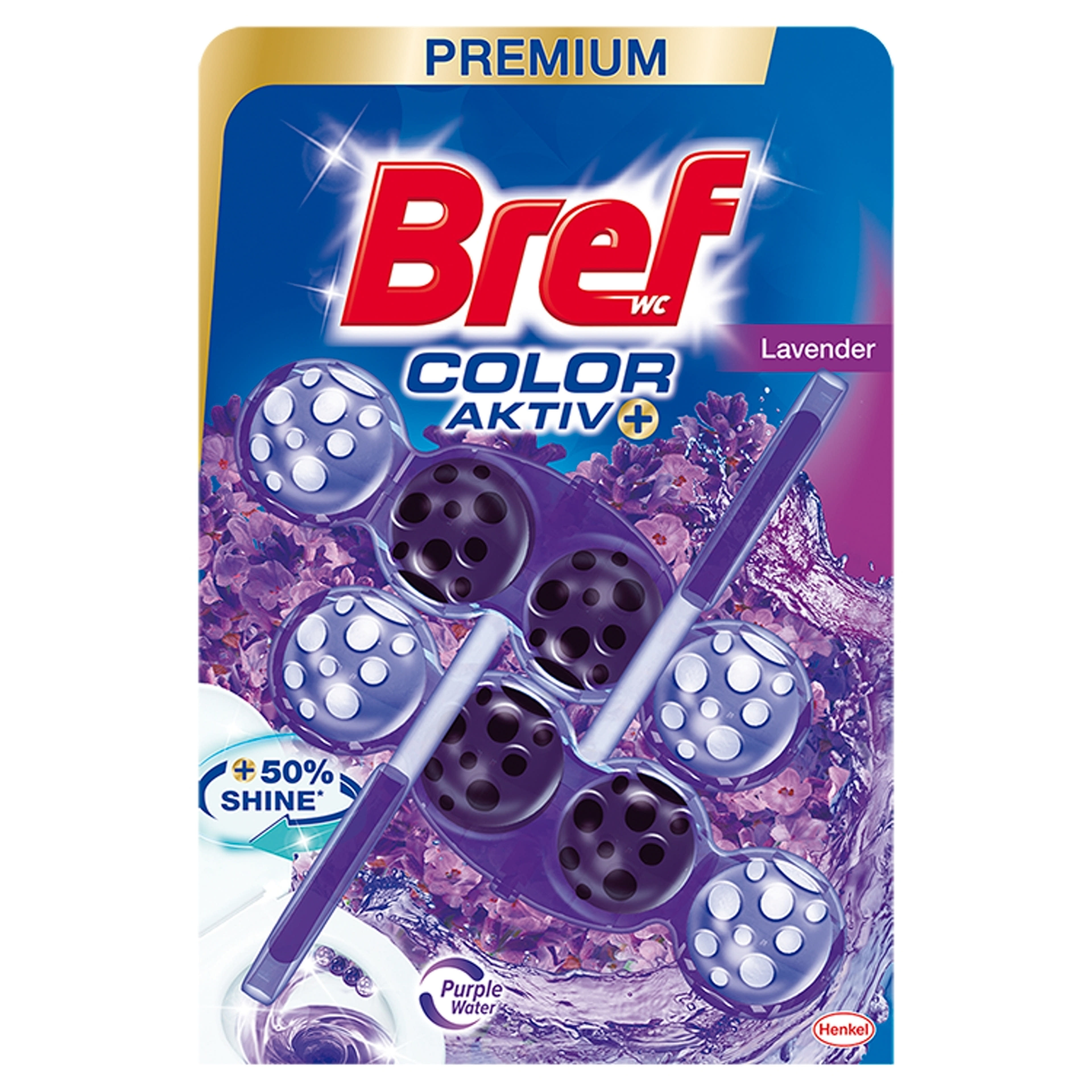 Bref Purple Aktiv WC Illatosító - 100 ml