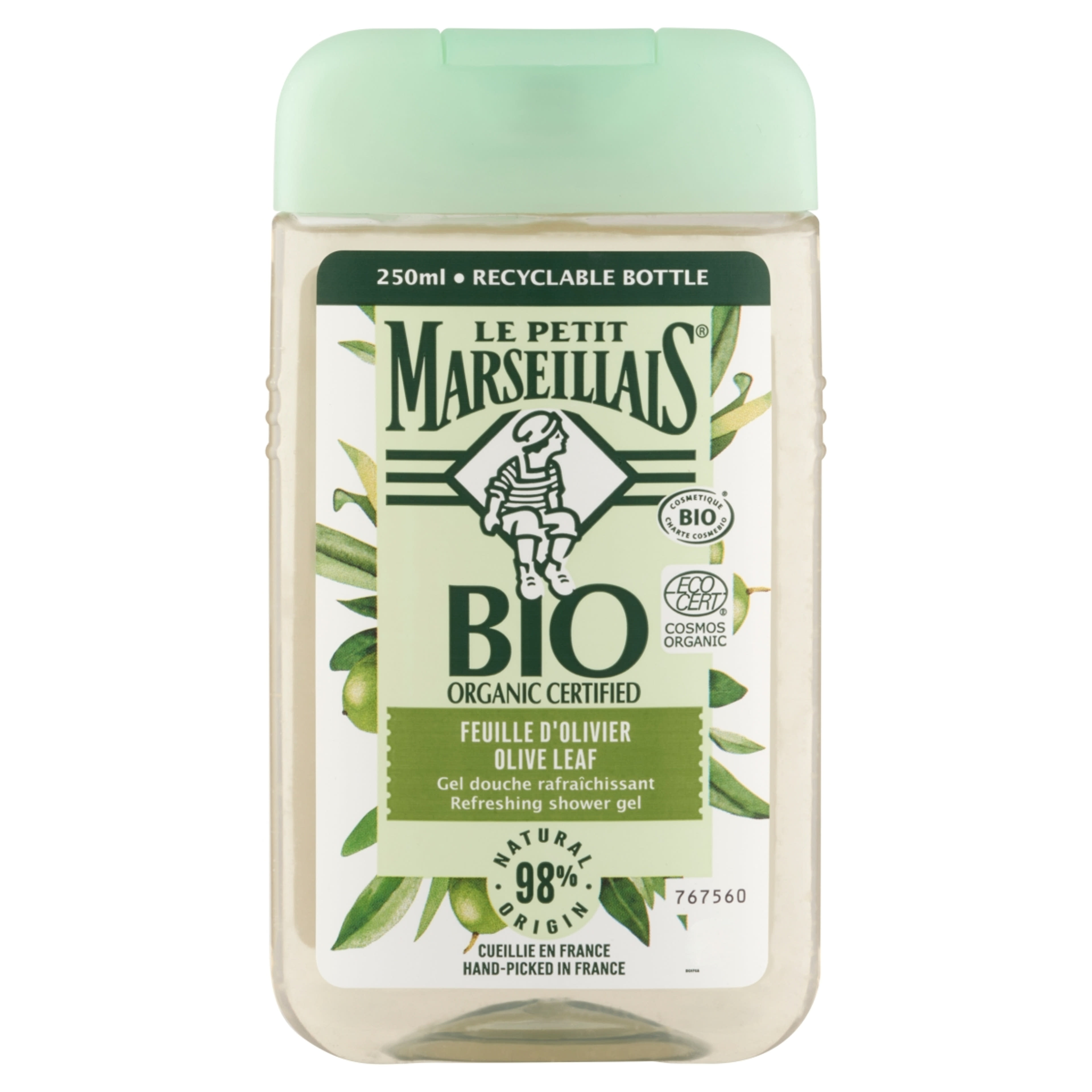 Le Petit Marsellais tusfürdő bio olívalevéllel - 250 ml-1