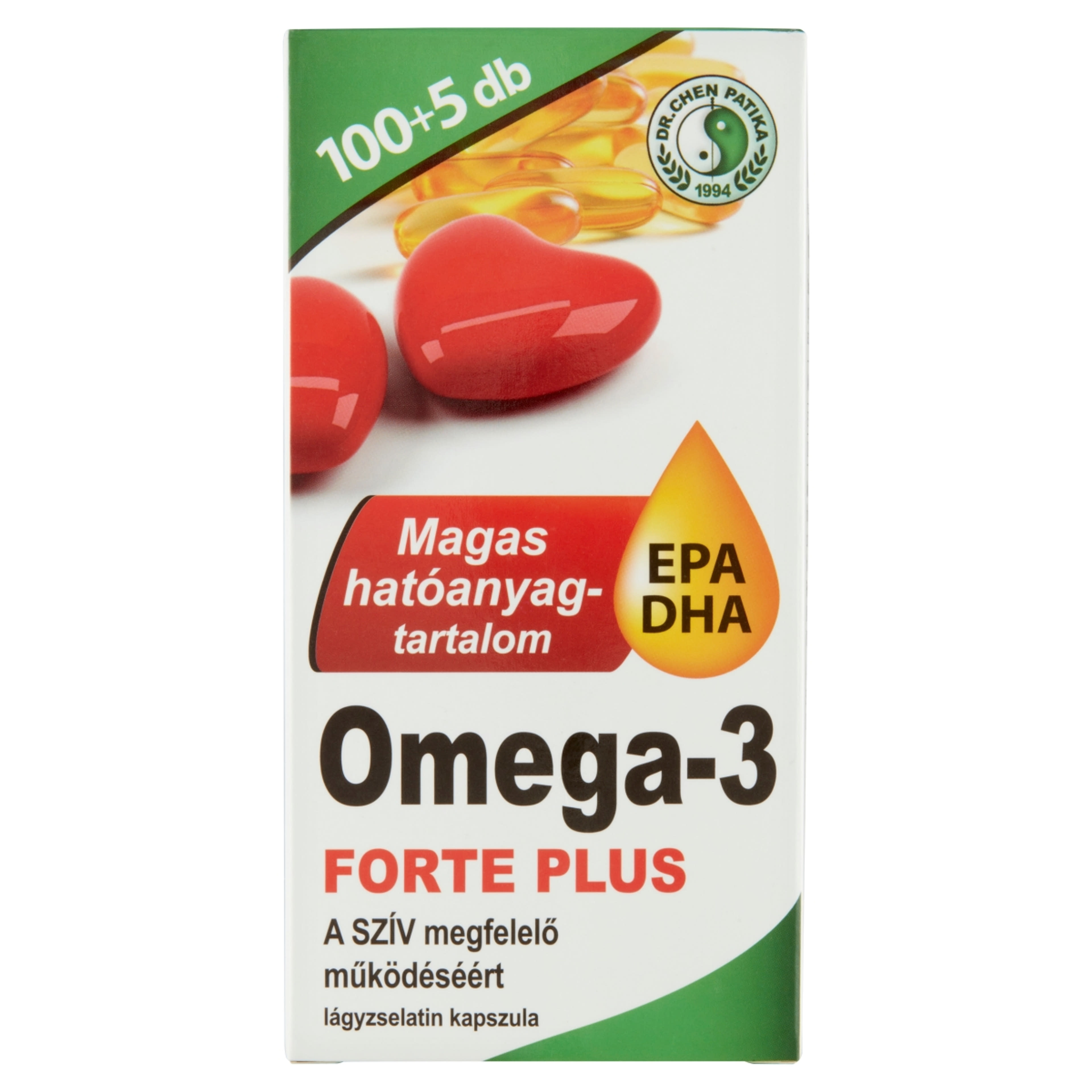 Dr.Chen Patika Omega-3 forte plus kapszula - 105 db